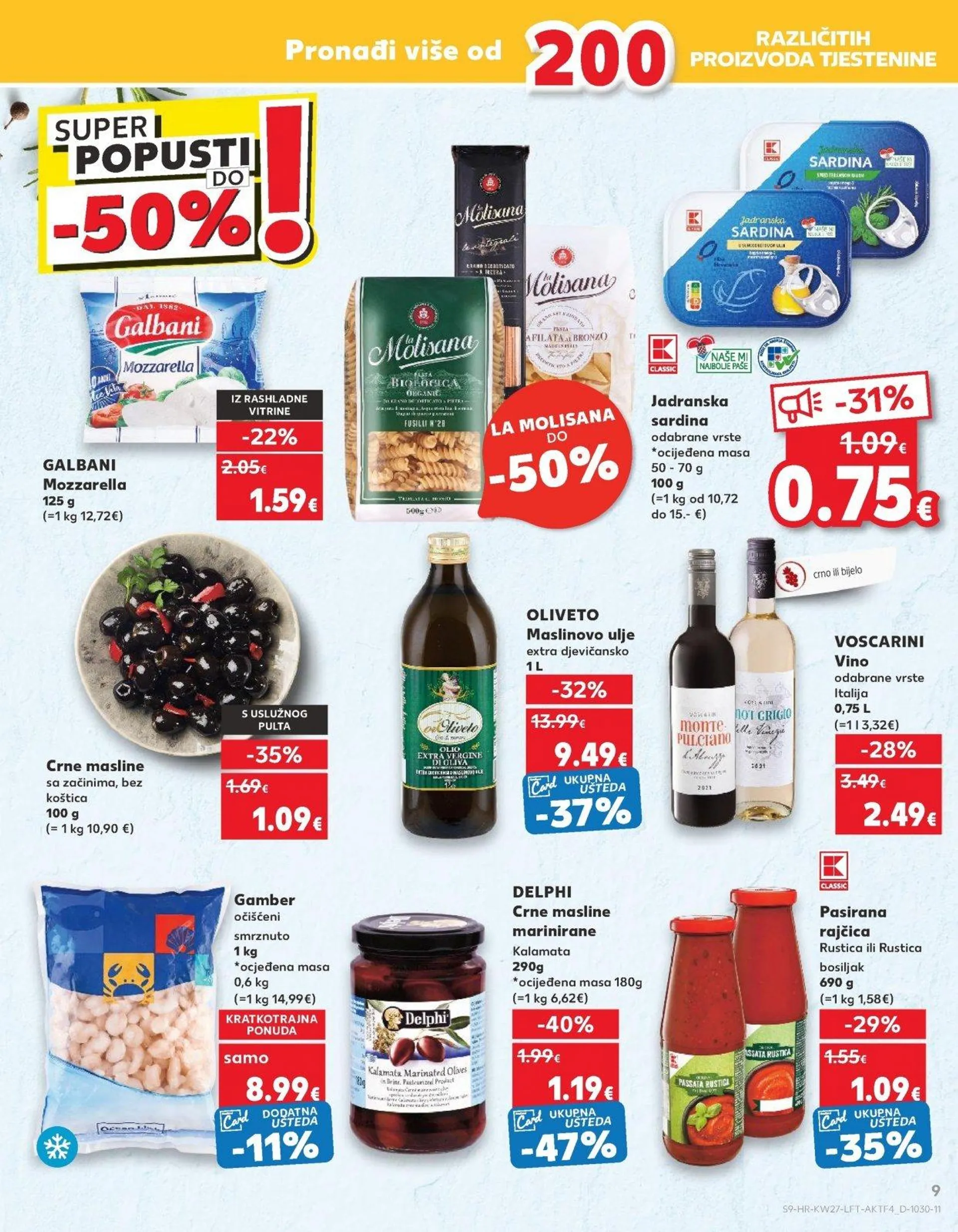 Katalog Kaufland katalog do 09.07.2024 od 3. srpnja do 9. srpnja 2024. - Pregled Stranica 9