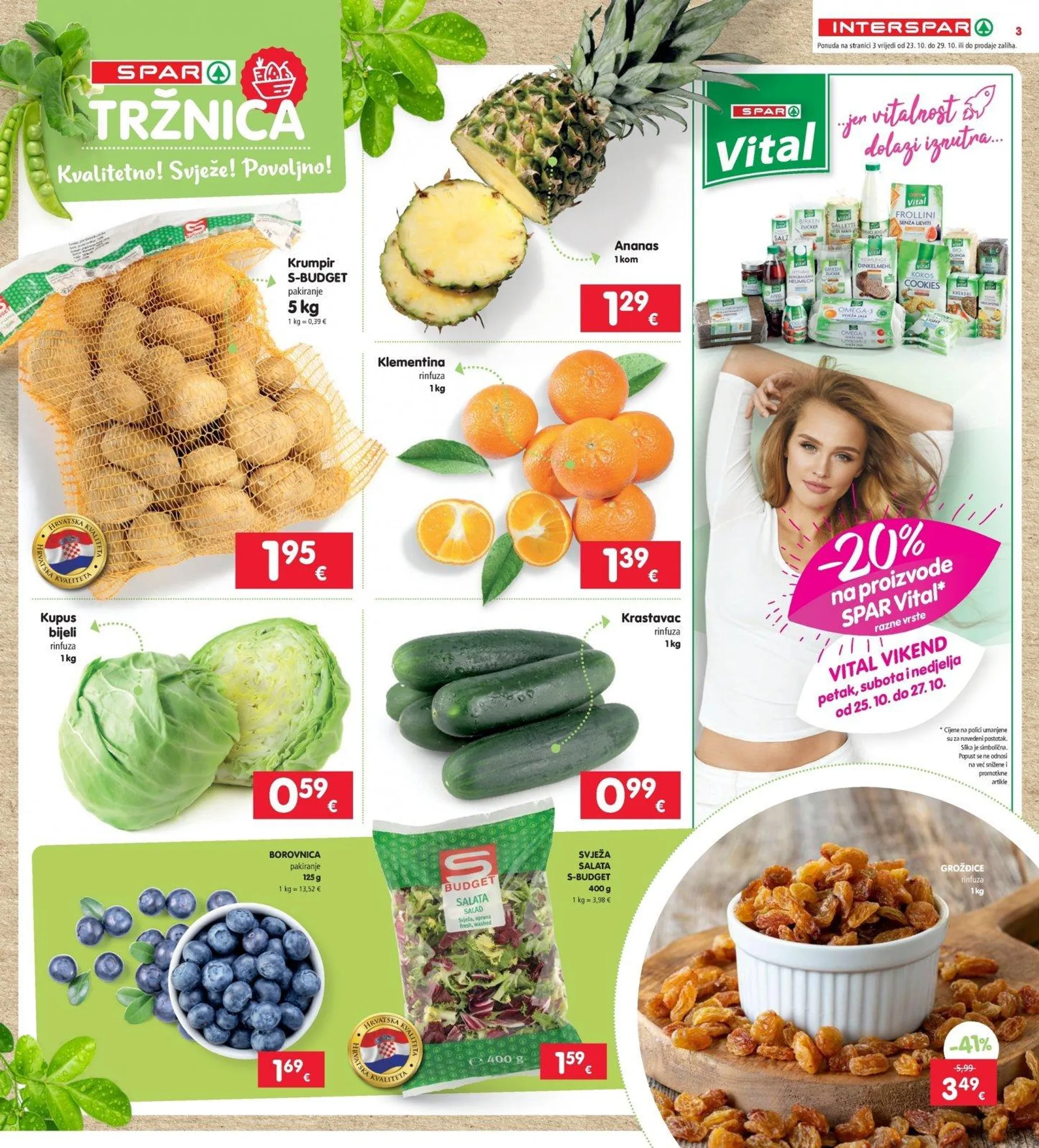 Katalog Interspar katalog do 29.10.2024 od 23. listopada do 29. listopada 2024. - Pregled Stranica 3