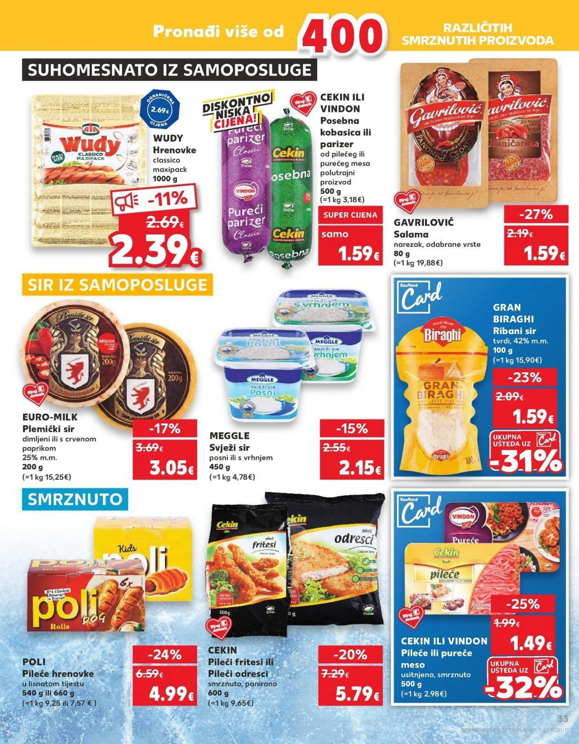 Katalog Kaufland katalog do 05.11.2024 od 30. listopada do 5. studenoga 2024. - Pregled Stranica 33