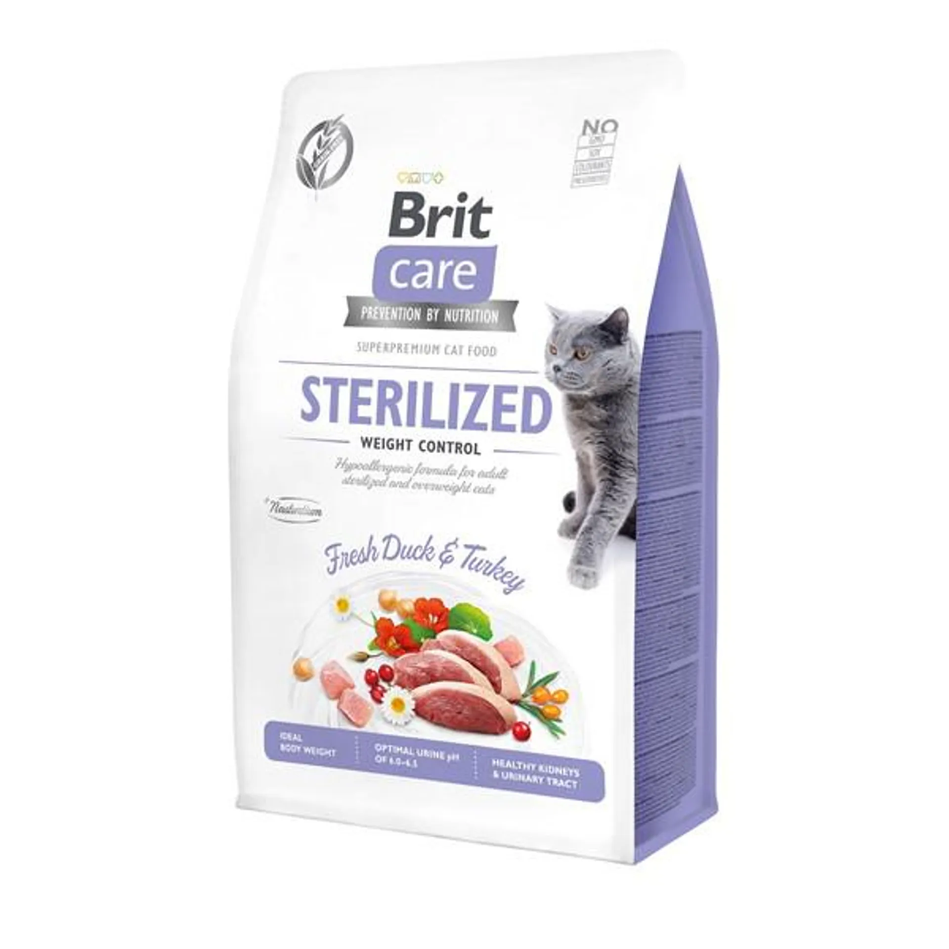BRIT CARE Cat Sterilized Weight Control, bez žitarica