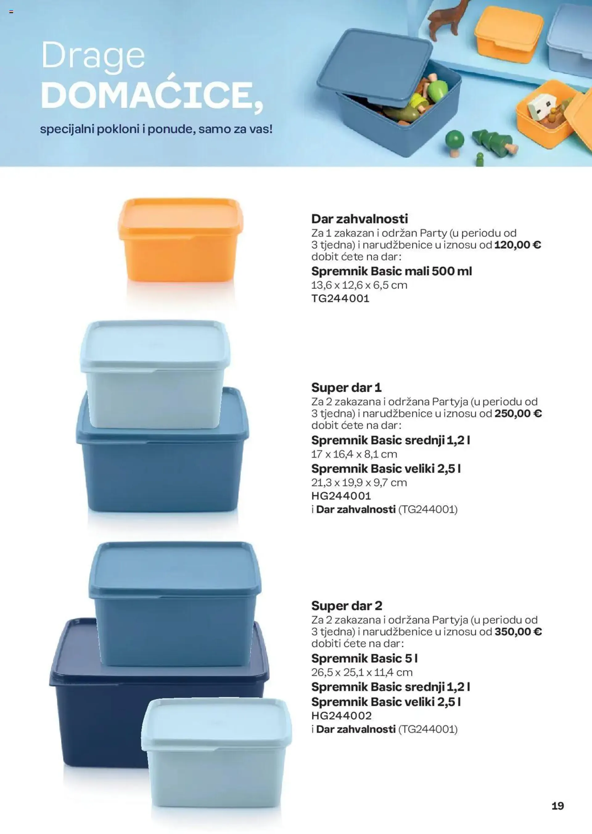 Katalog Katalog Tupperware od 1. listopada do 31. listopada 2024. - Pregled Stranica 19