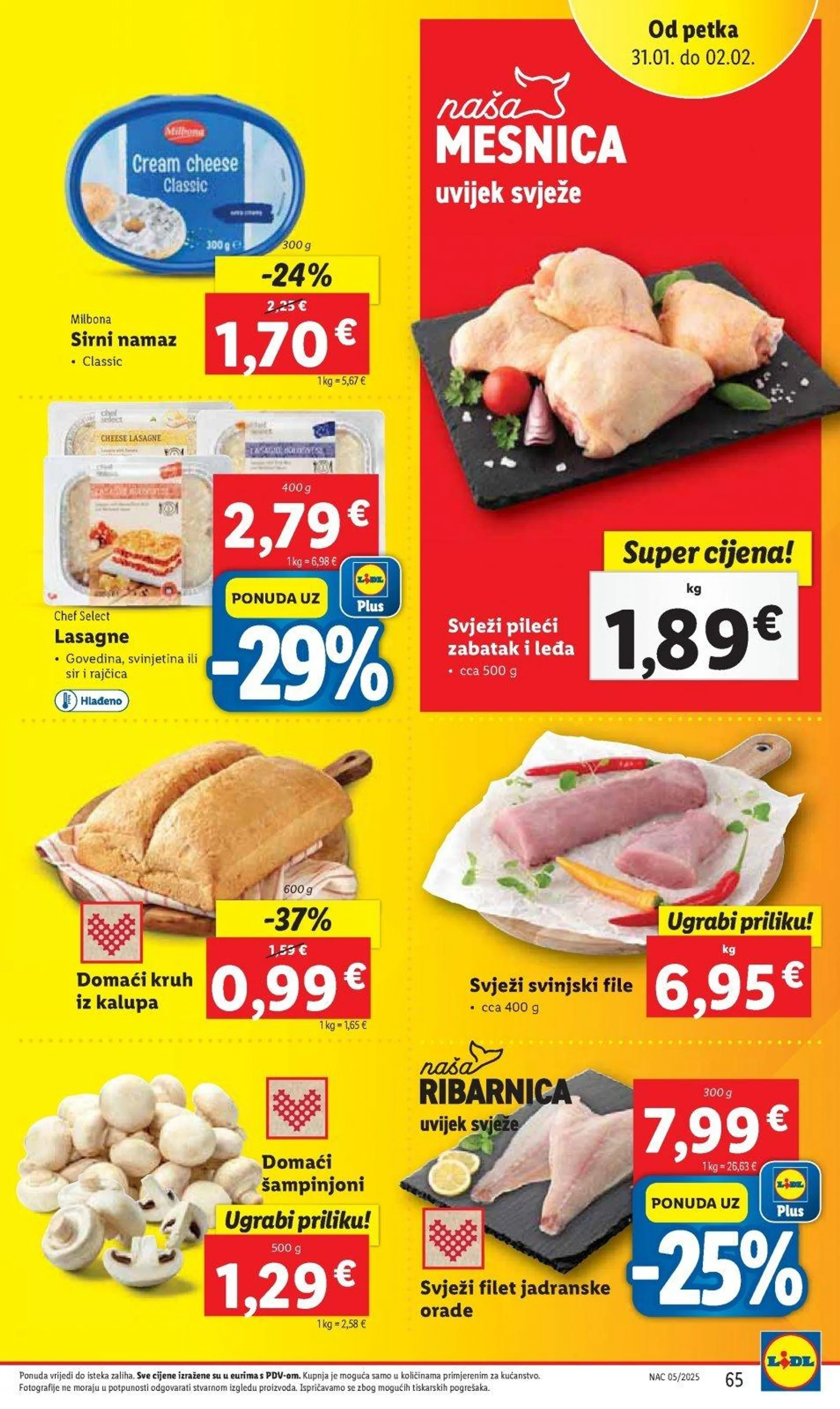 Katalog Lidl katalog do 02.02.2025 od 23. siječnja do 2. veljače 2025. - Pregled Stranica 65