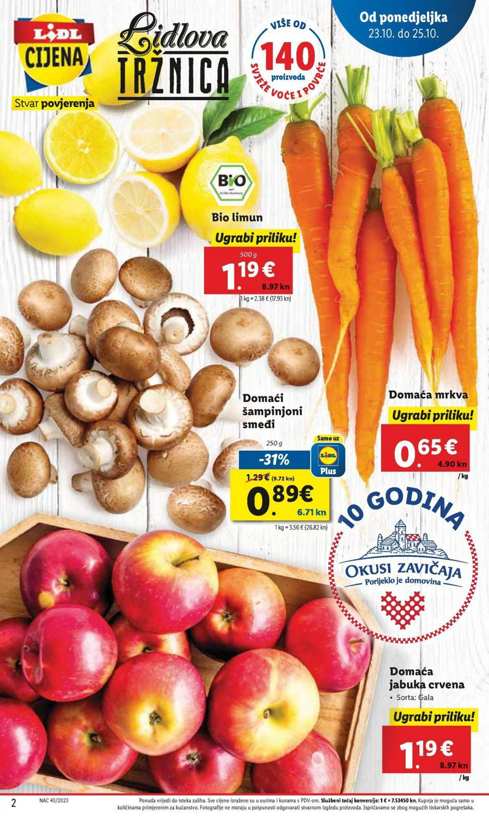 Katalog Lidl katalog do 29.10.2023 od 19. listopada do 29. listopada 2023. - Pregled Stranica 2
