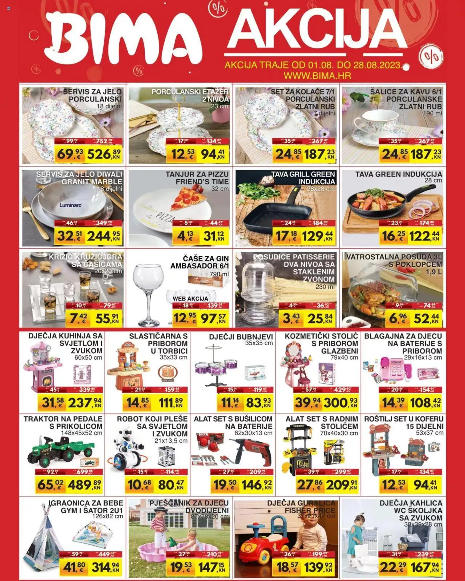 Katalog Katalog Bima od 1. kolovoza do 28. kolovoza 2023. - Pregled Stranica 1