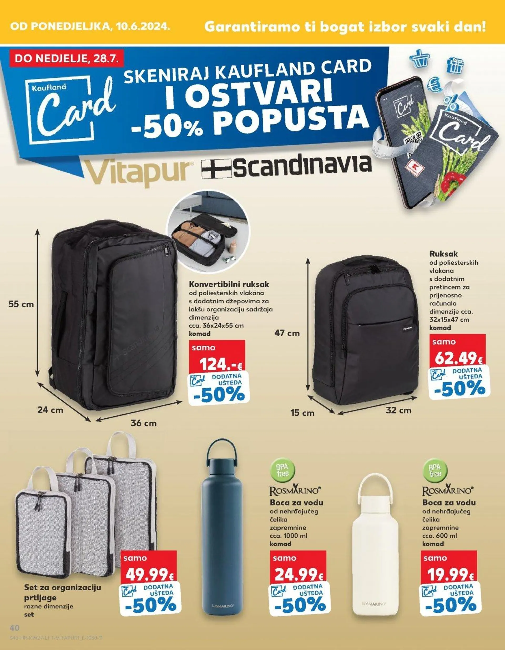 Katalog Kaufland katalog do 09.07.2024 od 3. srpnja do 9. srpnja 2024. - Pregled Stranica 40