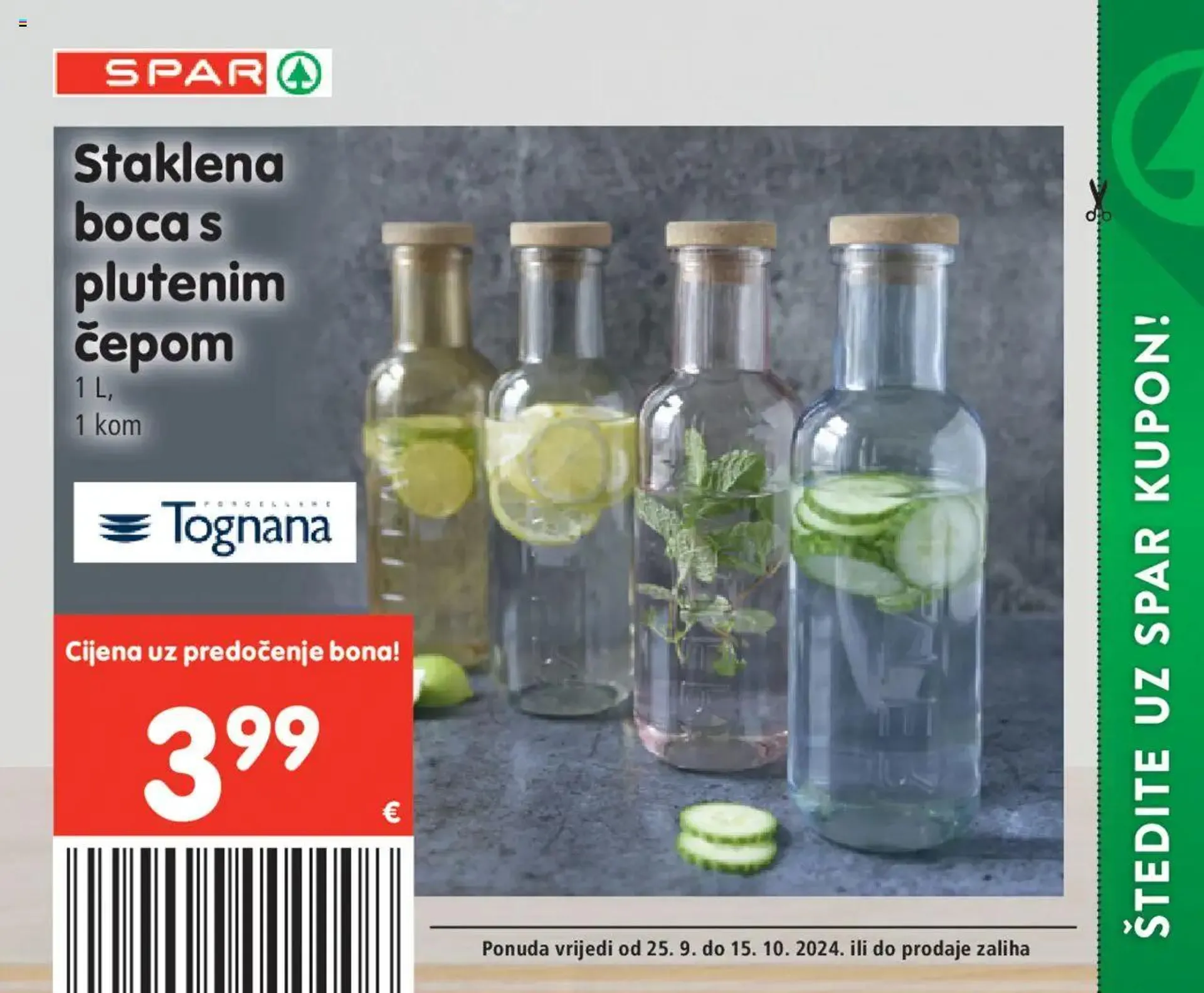 Katalog Posebne pogodnosti Spar od 25. rujna do 15. listopada 2024. - Pregled Stranica 26