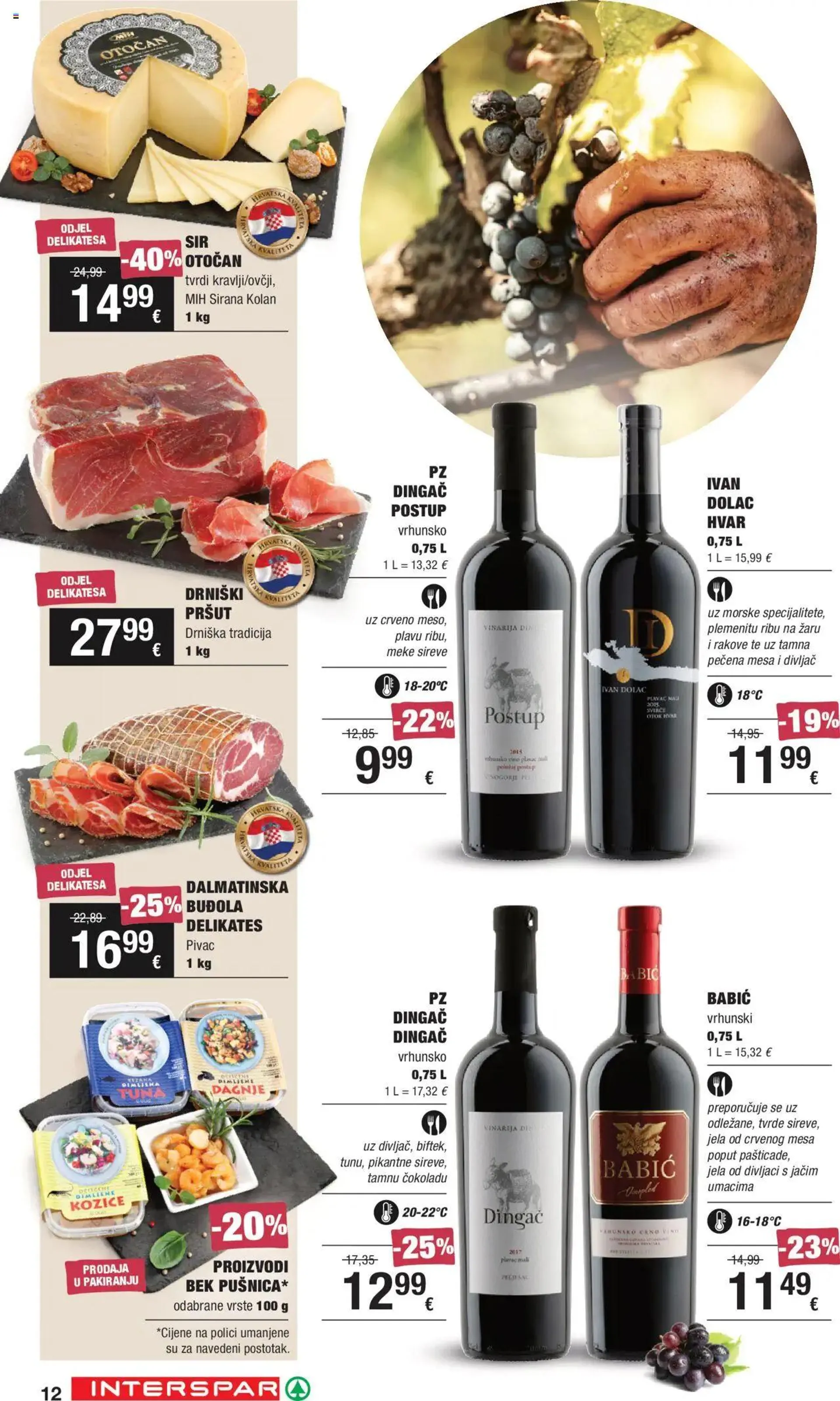 Katalog Katalog Vino Interspar od 19. rujna do 9. listopada 2024. - Pregled Stranica 12