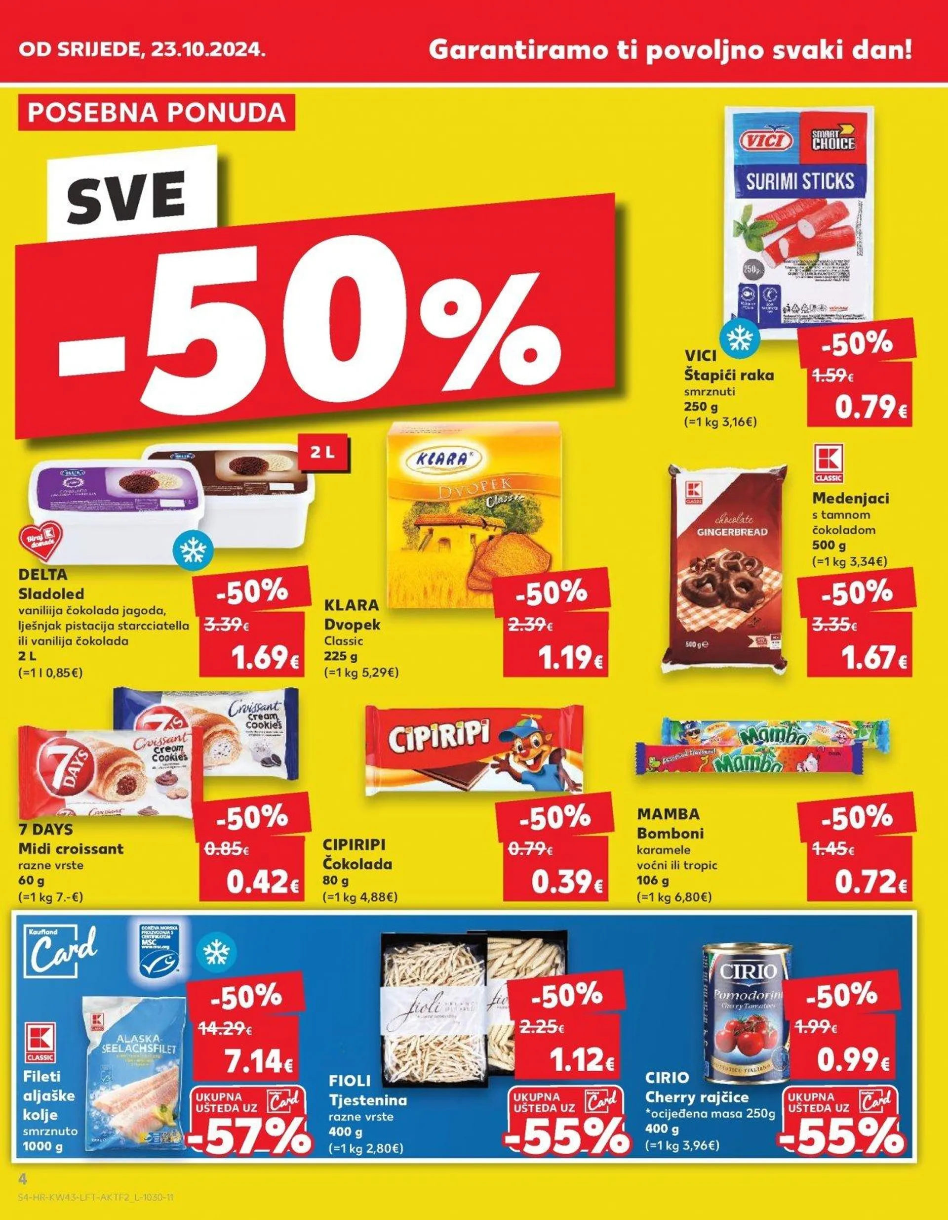 Katalog Kaufland katalog do 29.10.2024 od 23. listopada do 29. listopada 2024. - Pregled Stranica 4