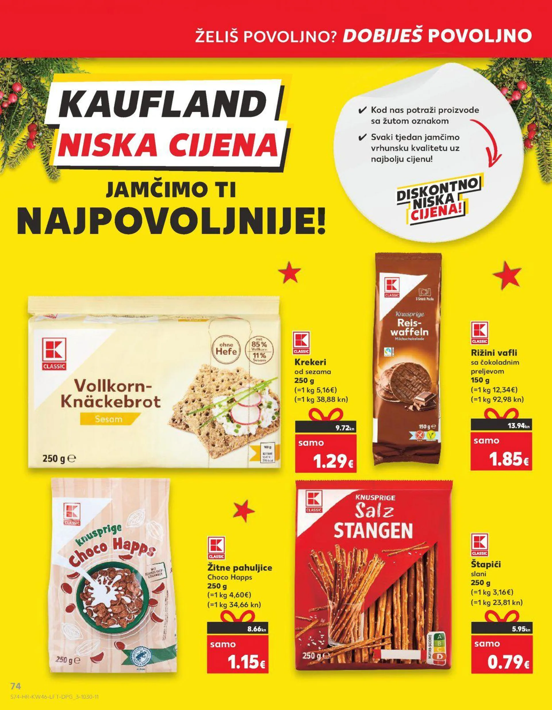 Katalog Kaufland katalog do 21.11.2023 od 15. studenoga do 21. studenoga 2023. - Pregled Stranica 74