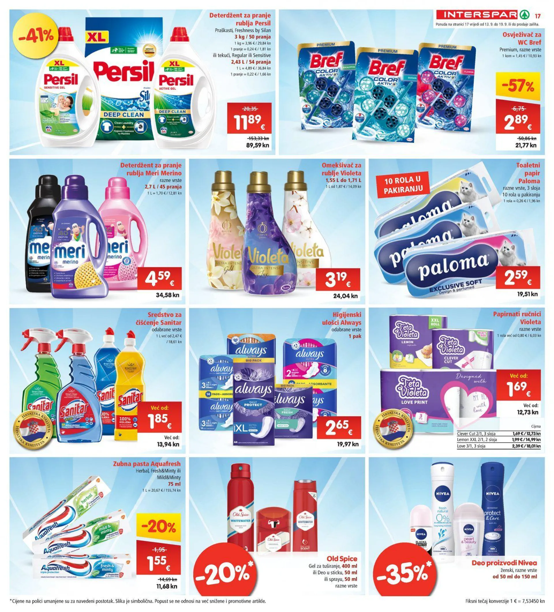 Katalog Interspar katalog do 19.09.2023 od 13. rujna do 19. rujna 2023. - Pregled Stranica 17