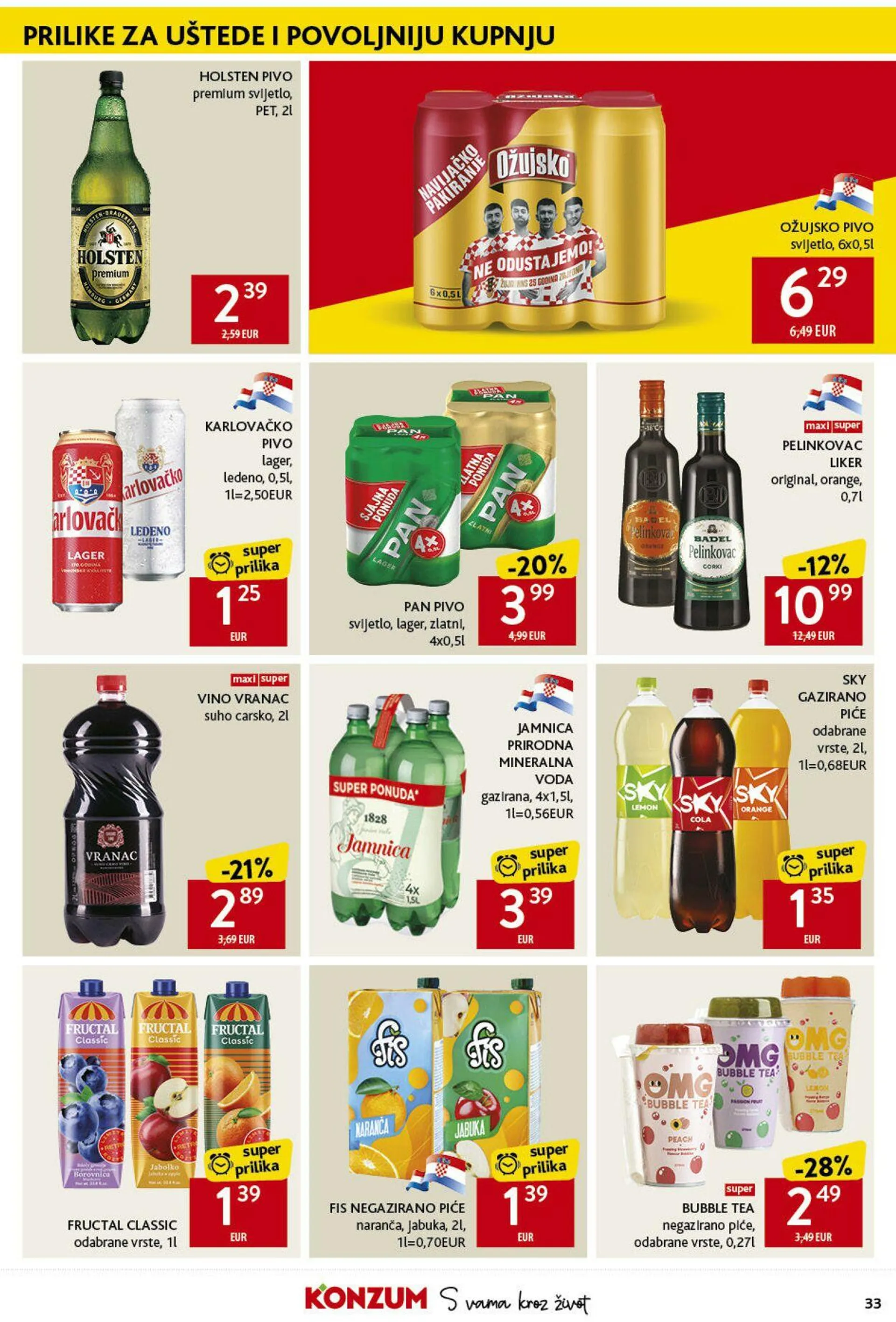 Katalog Konzum od 22. listopada do 30. listopada 2024. - Pregled Stranica 33