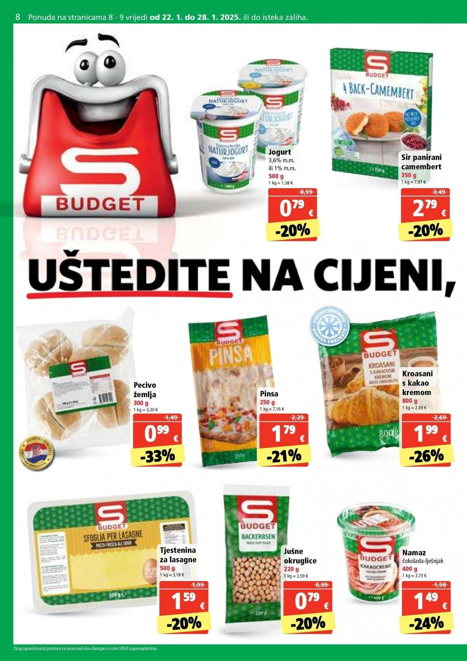 Katalog Spar katalog do 28.01.2025 od 22. siječnja do 28. siječnja 2025. - Pregled Stranica 8