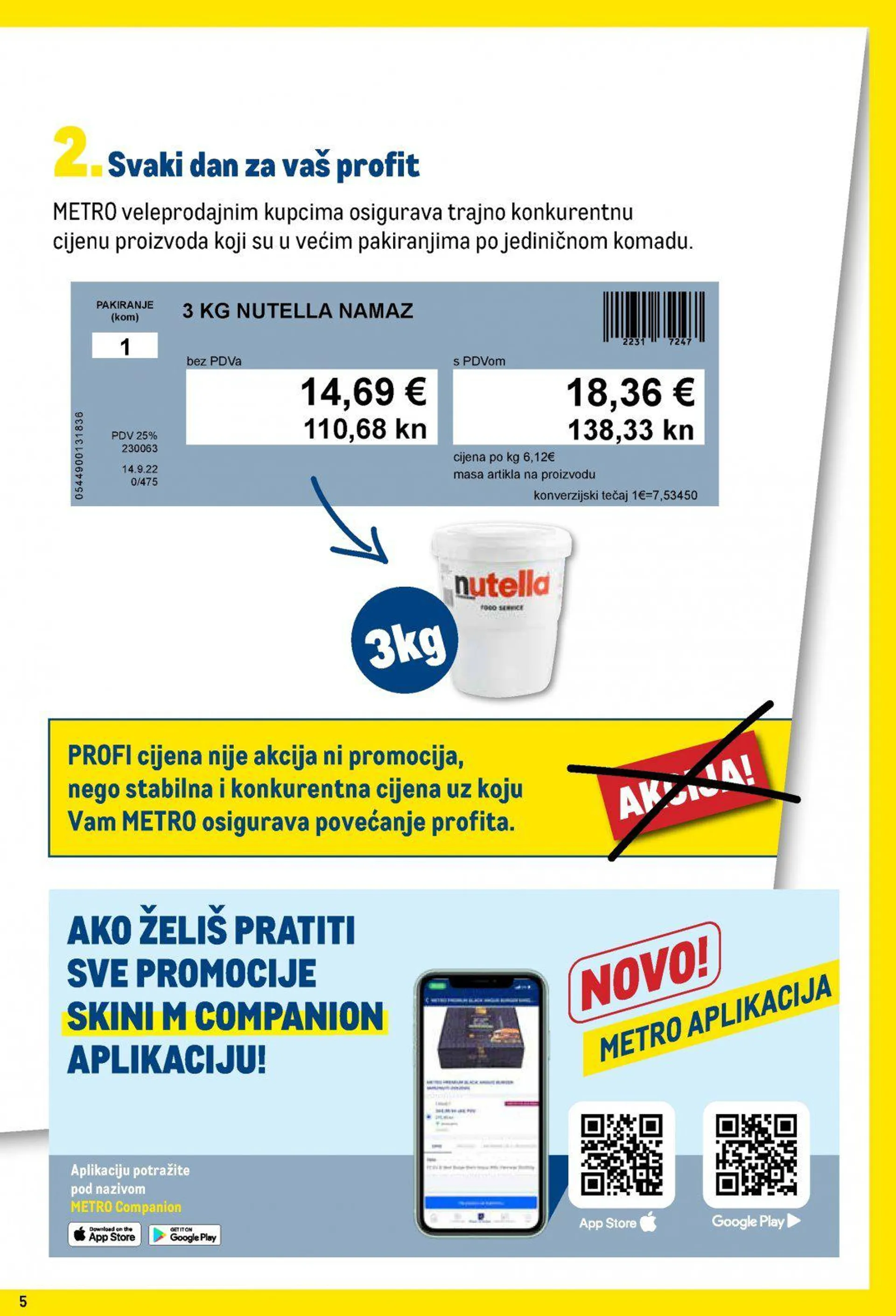Katalog Metro katalog do 30.09.2023 od 14. rujna do 30. rujna 2023. - Pregled Stranica 5