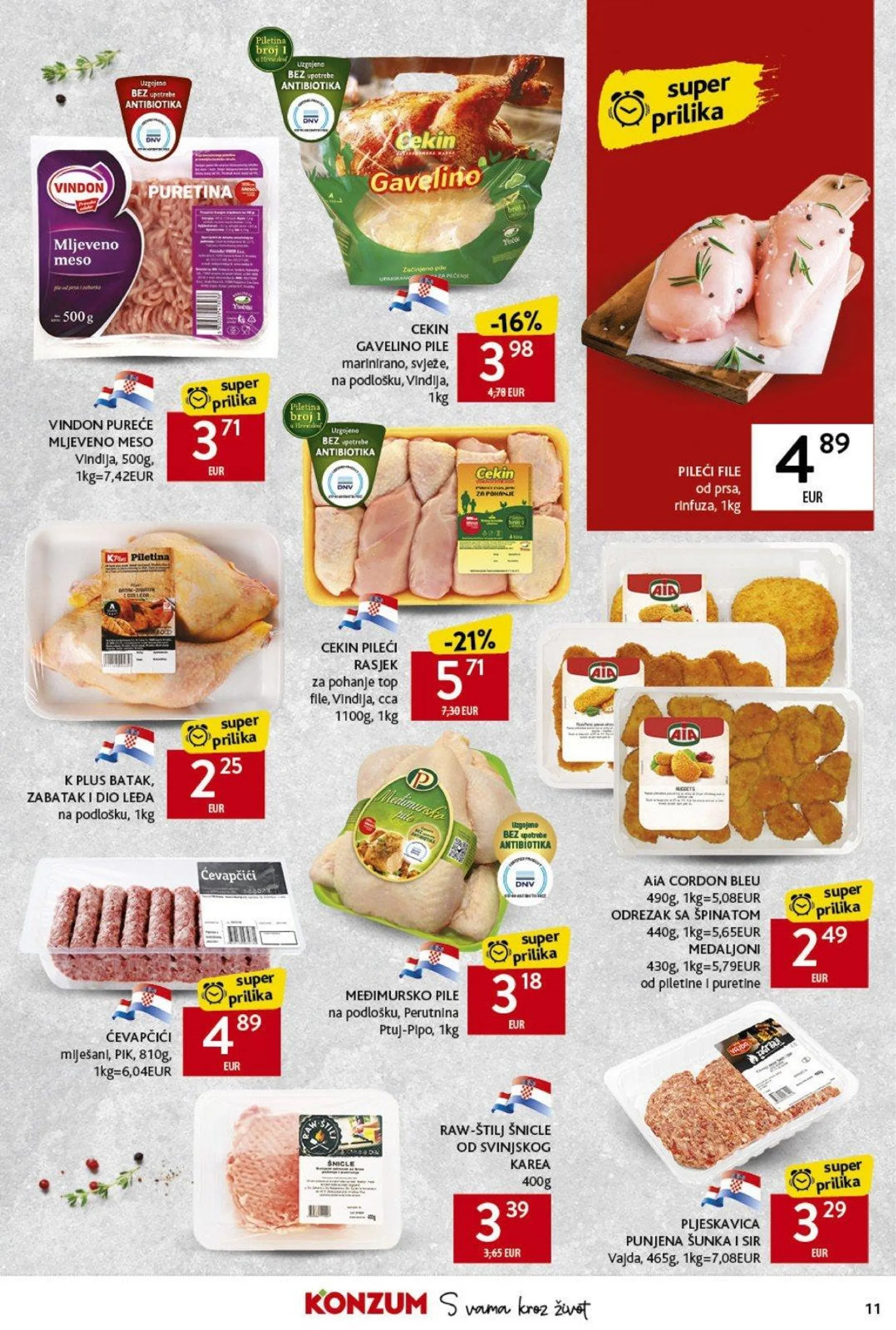 Katalog Konzum katalog do 02.10.2024 od 26. rujna do 2. listopada 2024. - Pregled Stranica 11