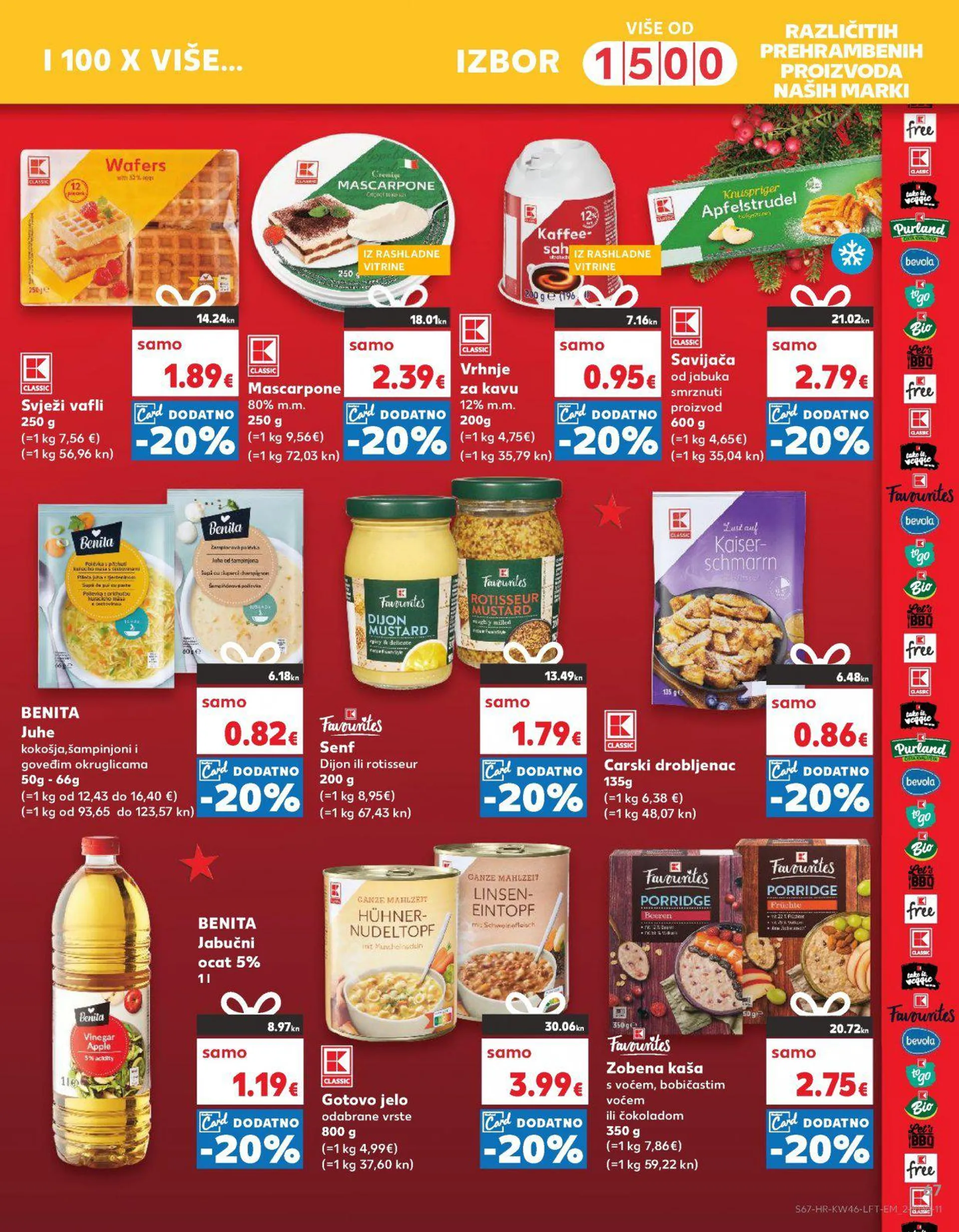 Katalog Kaufland katalog do 21.11.2023 od 15. studenoga do 21. studenoga 2023. - Pregled Stranica 67