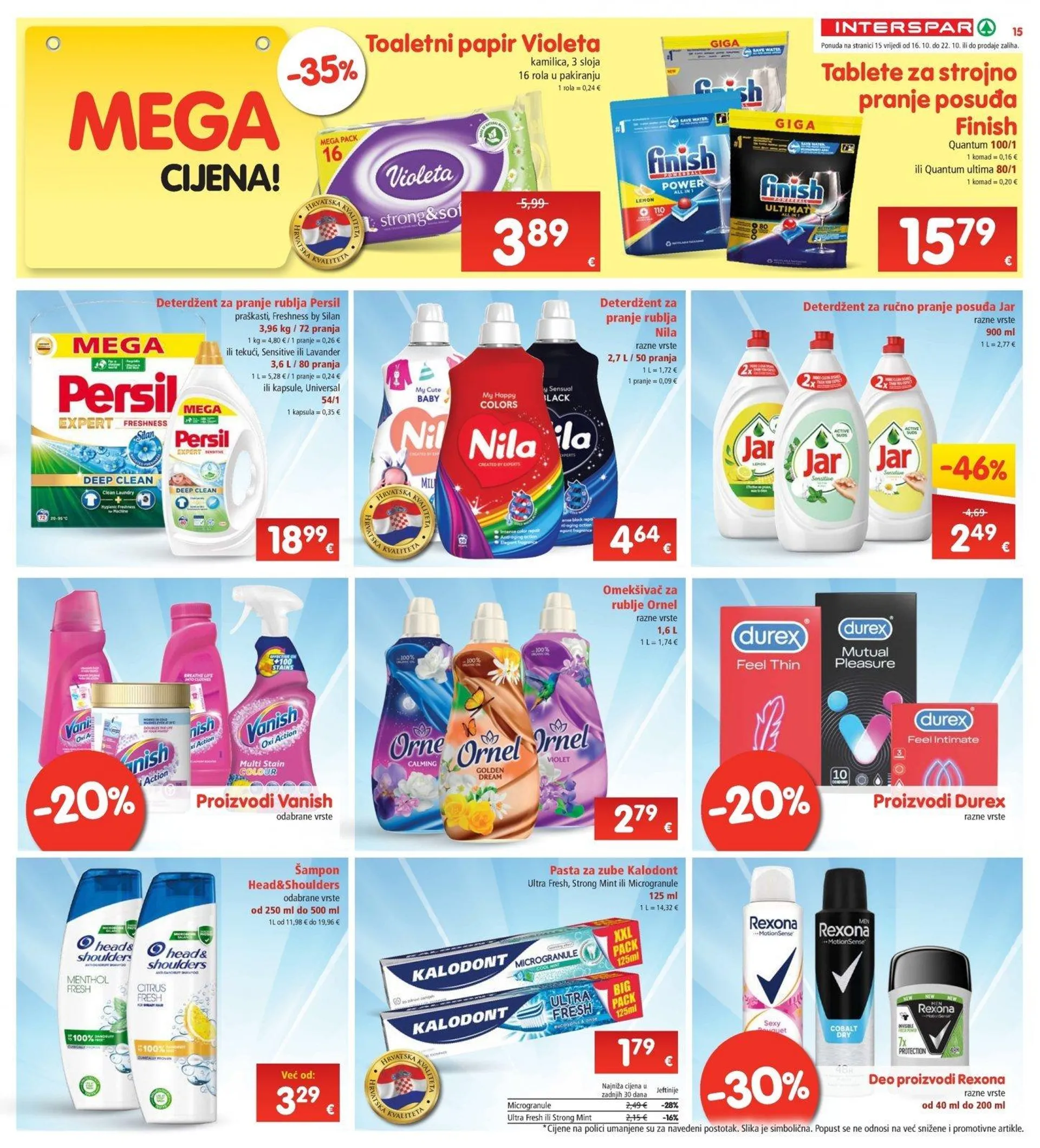 Katalog Interspar katalog do 22.10.2024 od 16. listopada do 22. listopada 2024. - Pregled Stranica 15