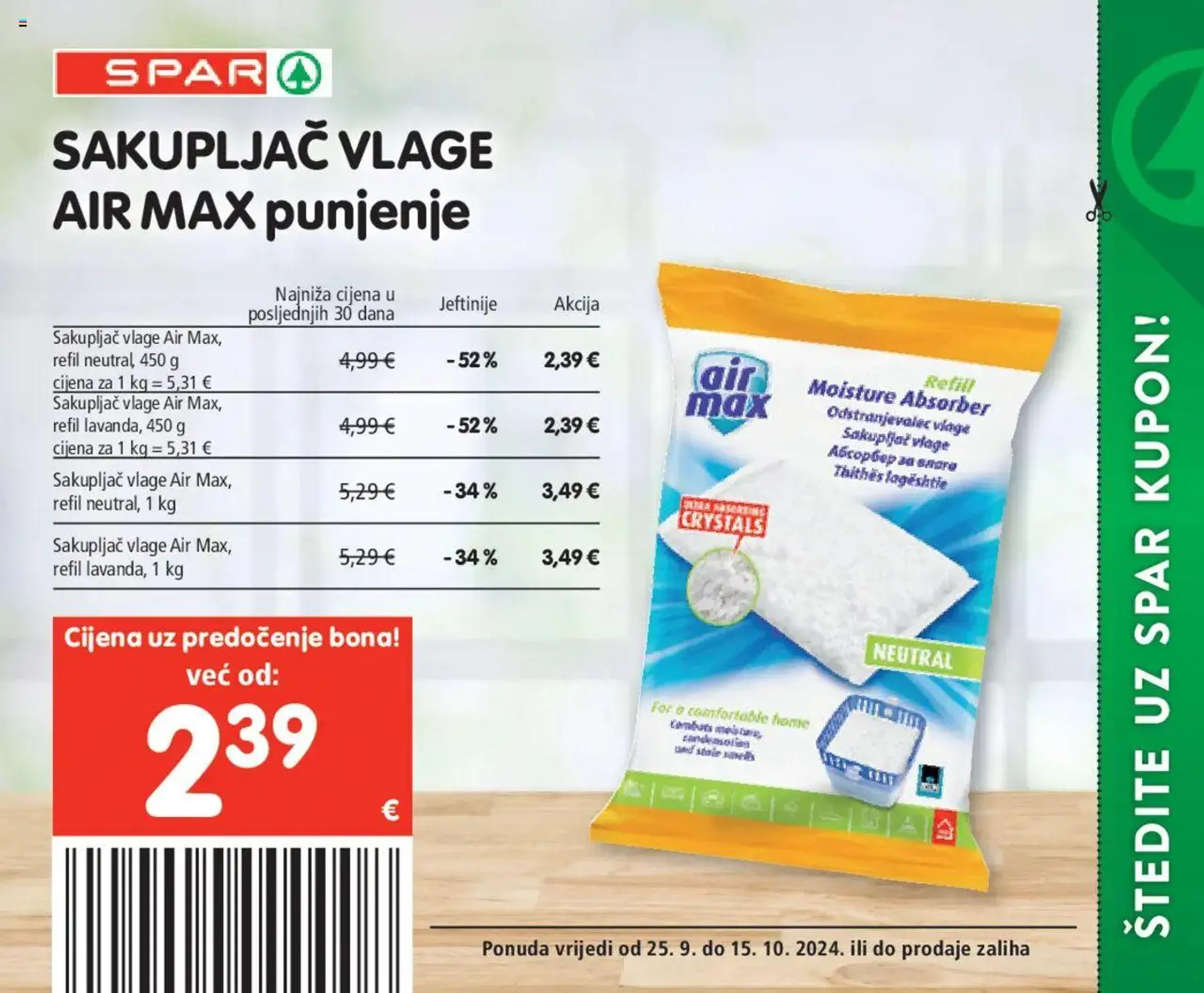 Katalog Posebne pogodnosti Spar od 25. rujna do 15. listopada 2024. - Pregled Stranica 20