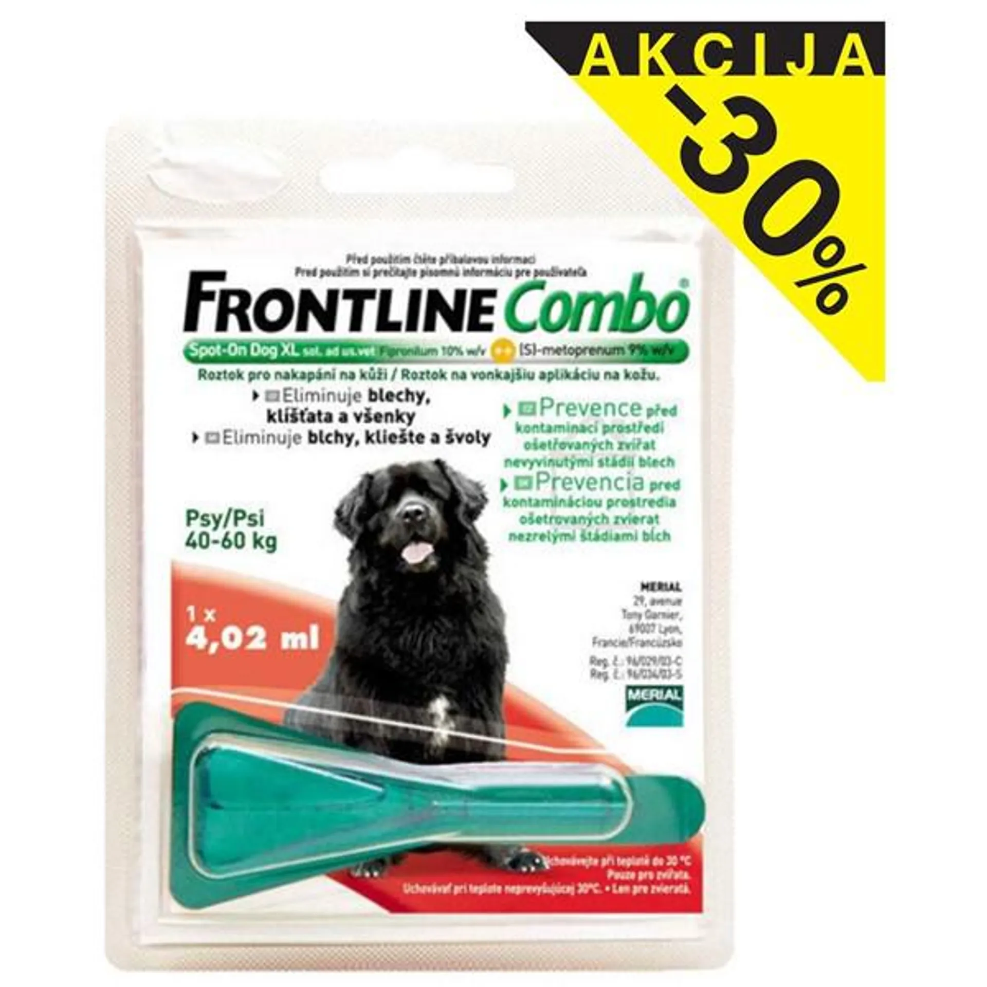 FRONTLINE® (Boehringer) Combo ampula za pse od 40kg, 1x4,02ml, -30%