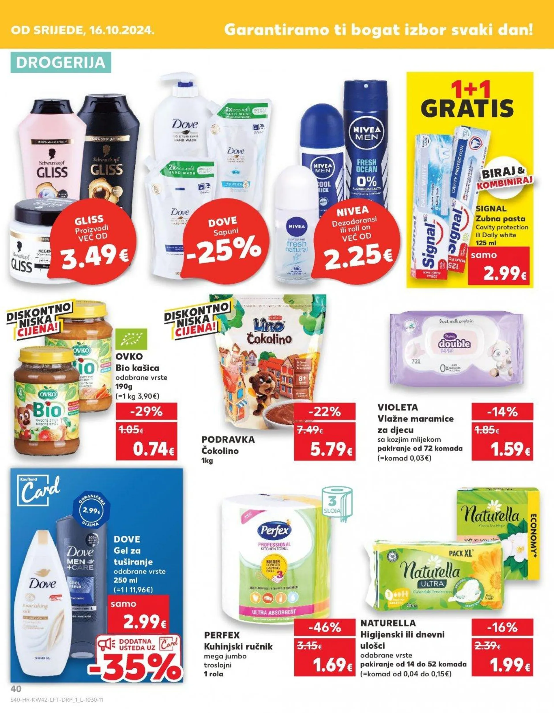 Katalog Kaufland katalog do 22.10.2024 od 16. listopada do 22. listopada 2024. - Pregled Stranica 40