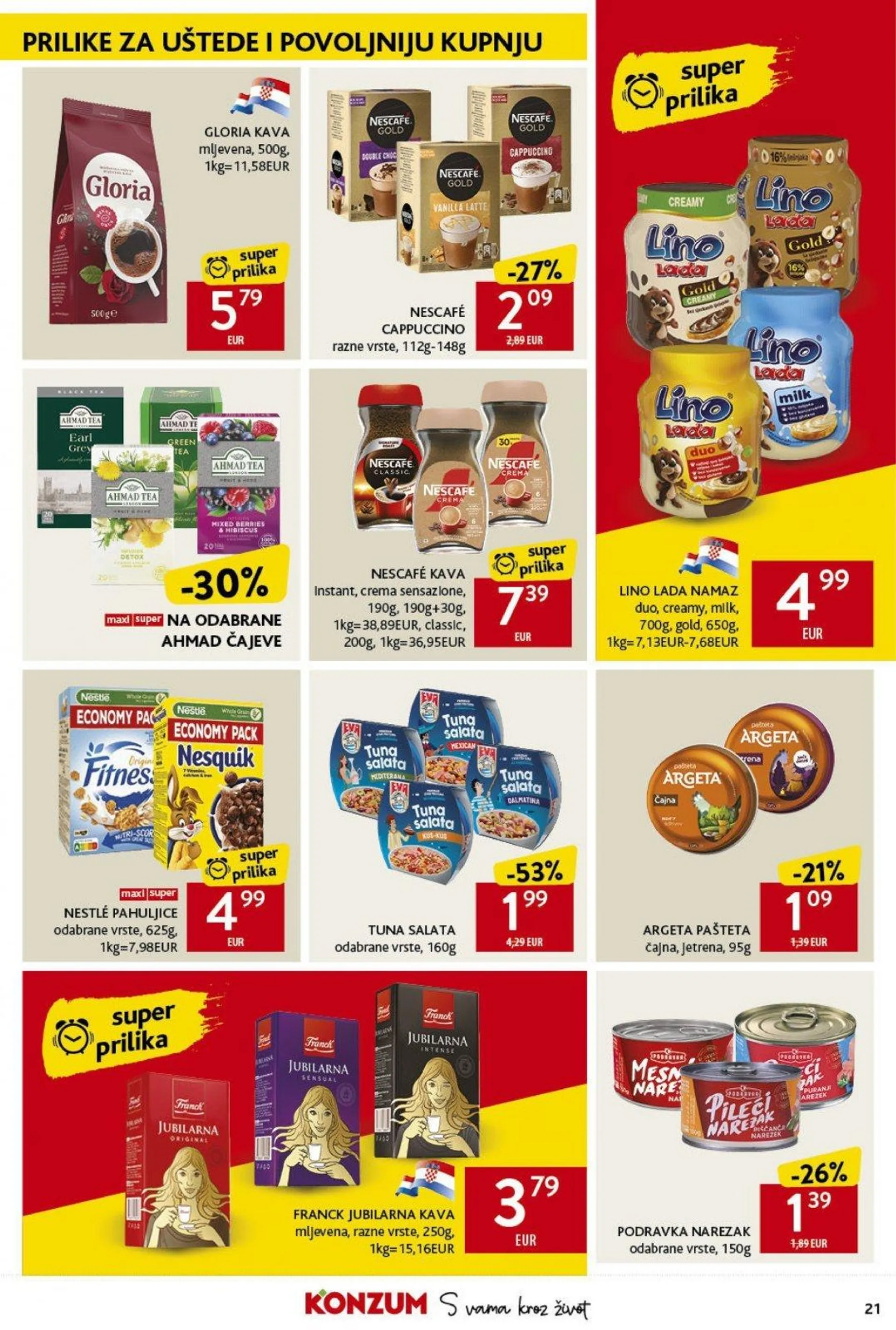 Katalog Konzum katalog do 29.01.2025 od 23. siječnja do 29. siječnja 2025. - Pregled Stranica 21