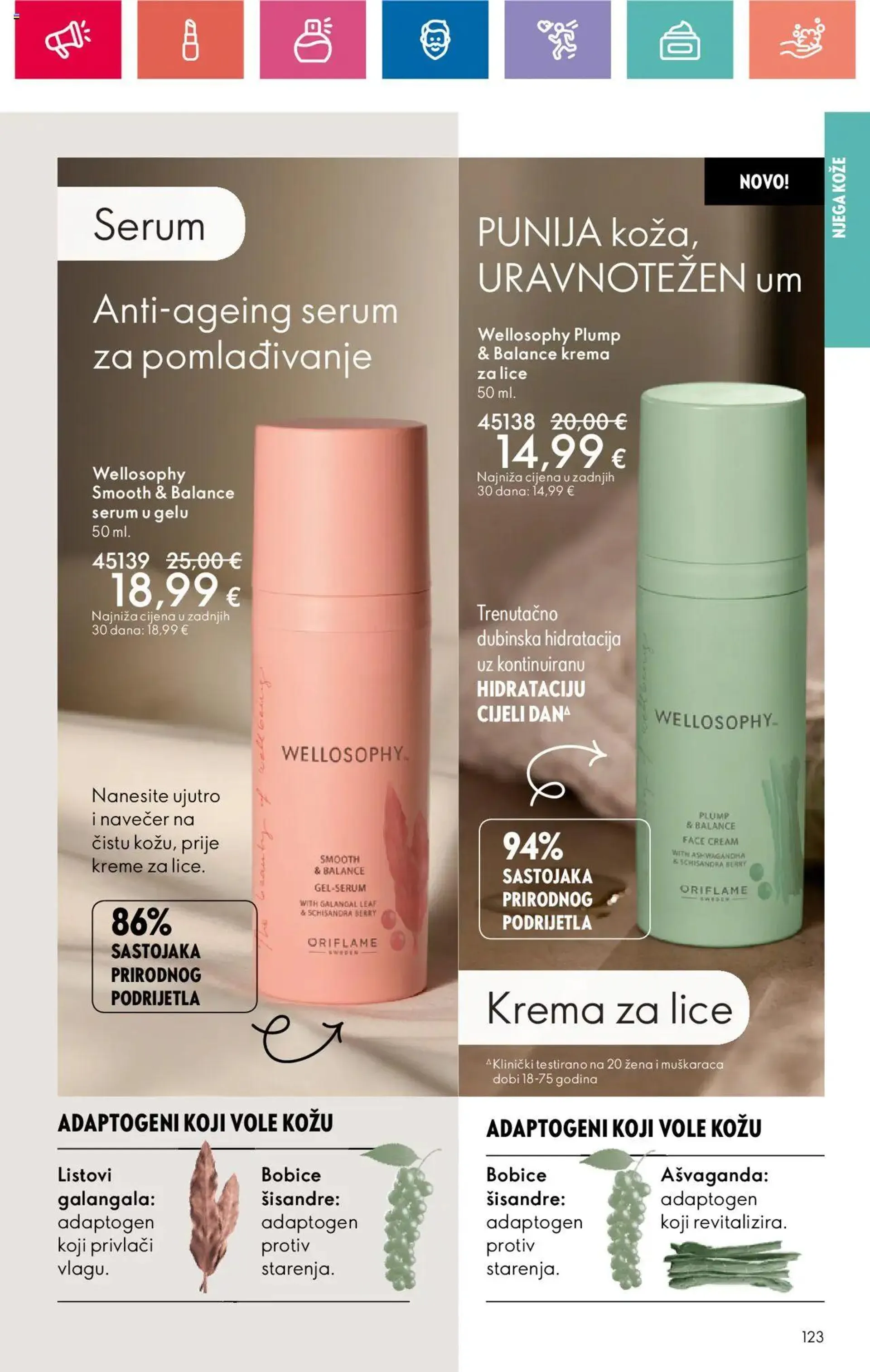 Katalog Katalog Oriflame od 3. listopada do 23. listopada 2024. - Pregled Stranica 123