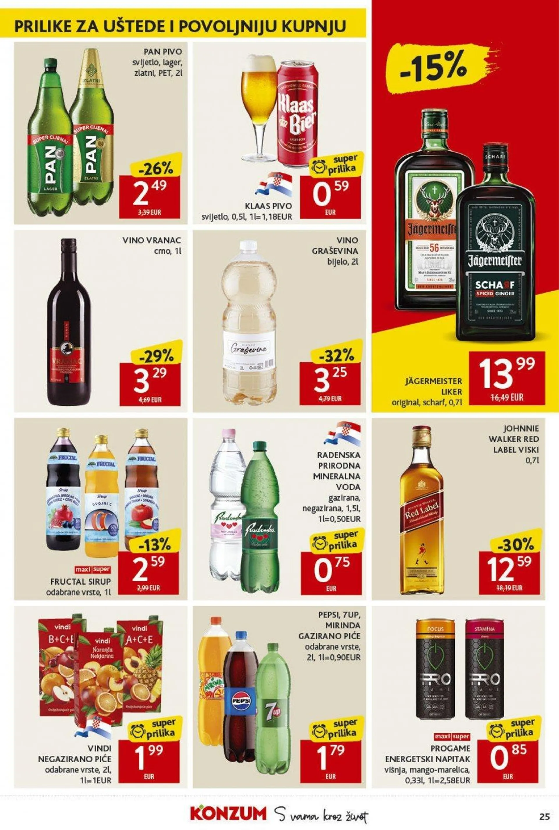 Katalog Konzum katalog do 23.10.2024 od 17. listopada do 23. listopada 2024. - Pregled Stranica 25