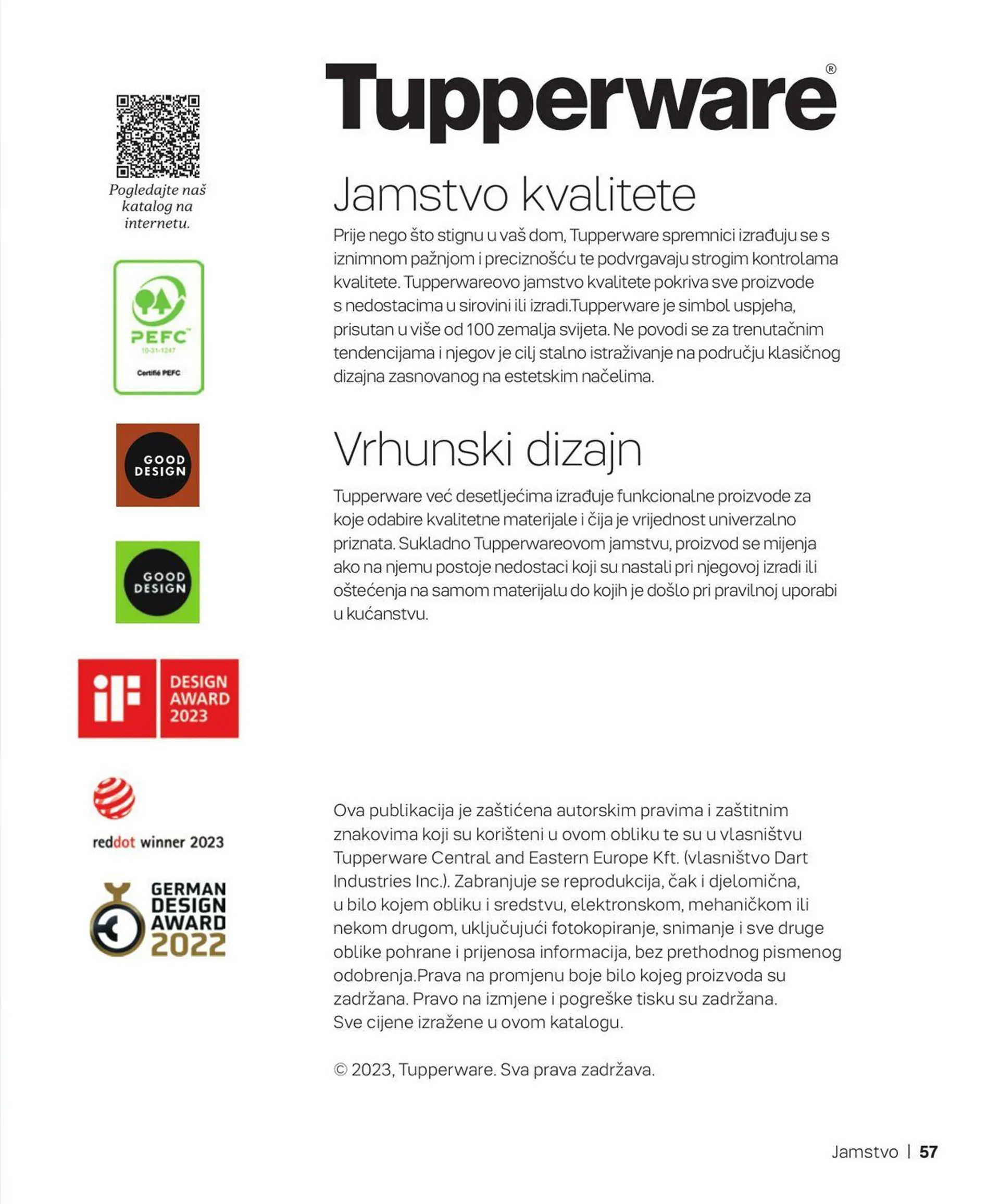 Katalog Tupperware od 1. rujna do 29. veljače 2024. - Pregled Stranica 57