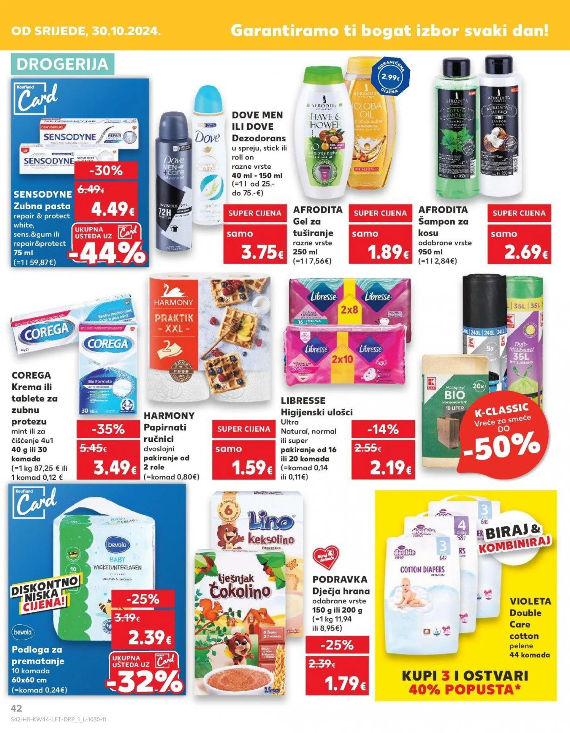 Katalog Kaufland katalog do 05.11.2024 od 30. listopada do 5. studenoga 2024. - Pregled Stranica 42