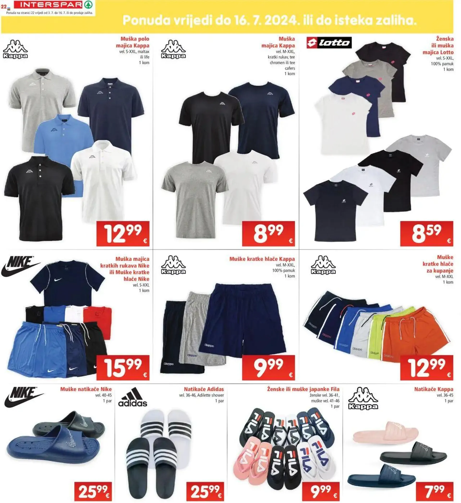 Katalog Katalog Interspar od 3. srpnja do 9. srpnja 2024. - Pregled Stranica 22