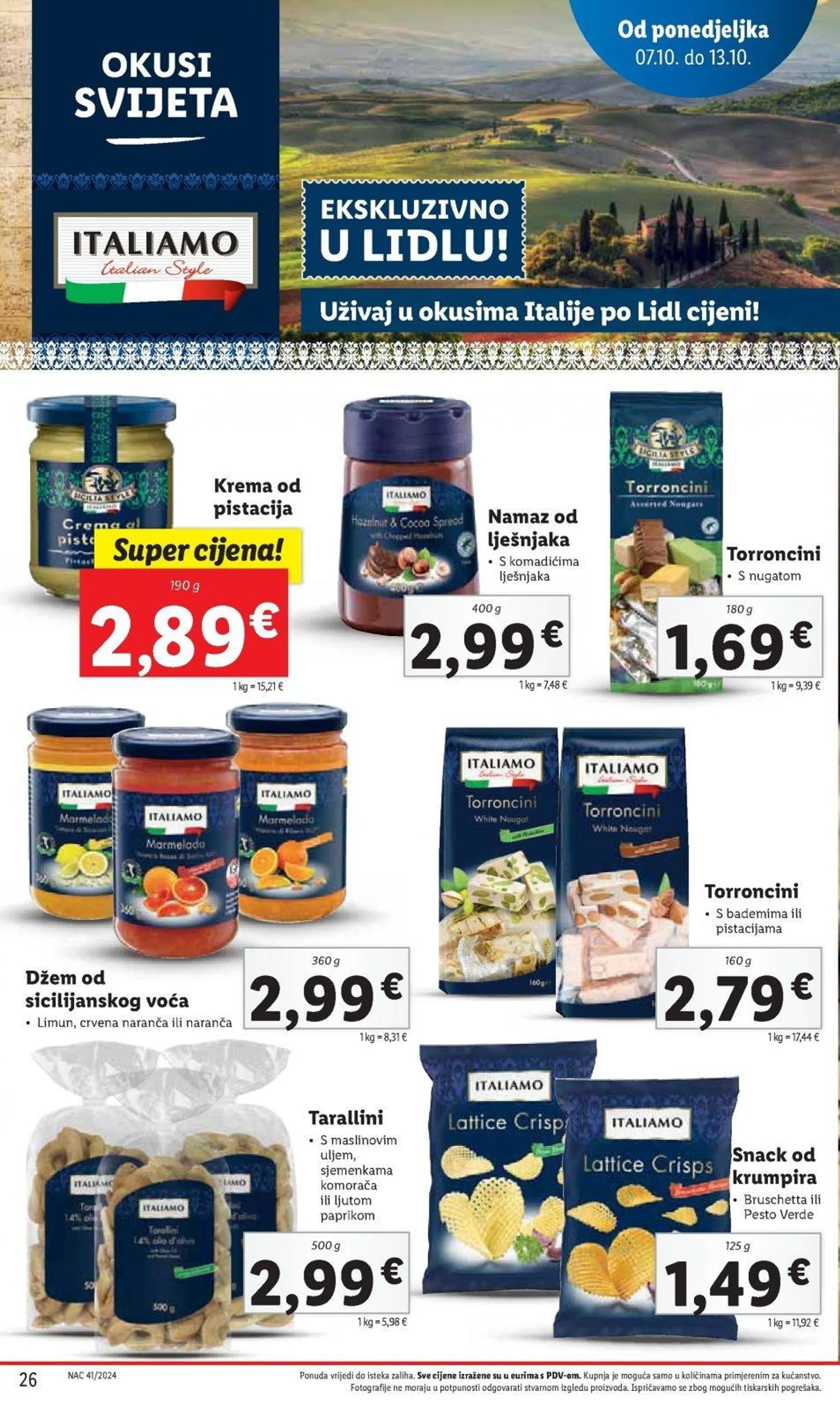 Katalog Lidl katalog do 13.10.2024 od 3. listopada do 13. listopada 2024. - Pregled Stranica 26