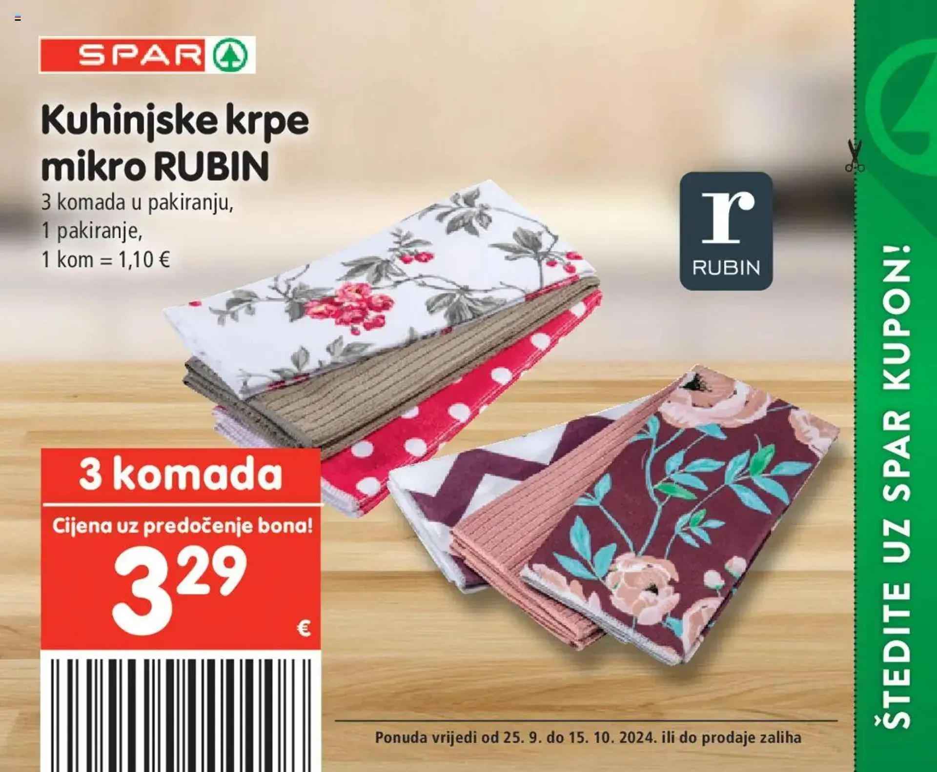 Katalog Posebne pogodnosti Spar od 25. rujna do 15. listopada 2024. - Pregled Stranica 8