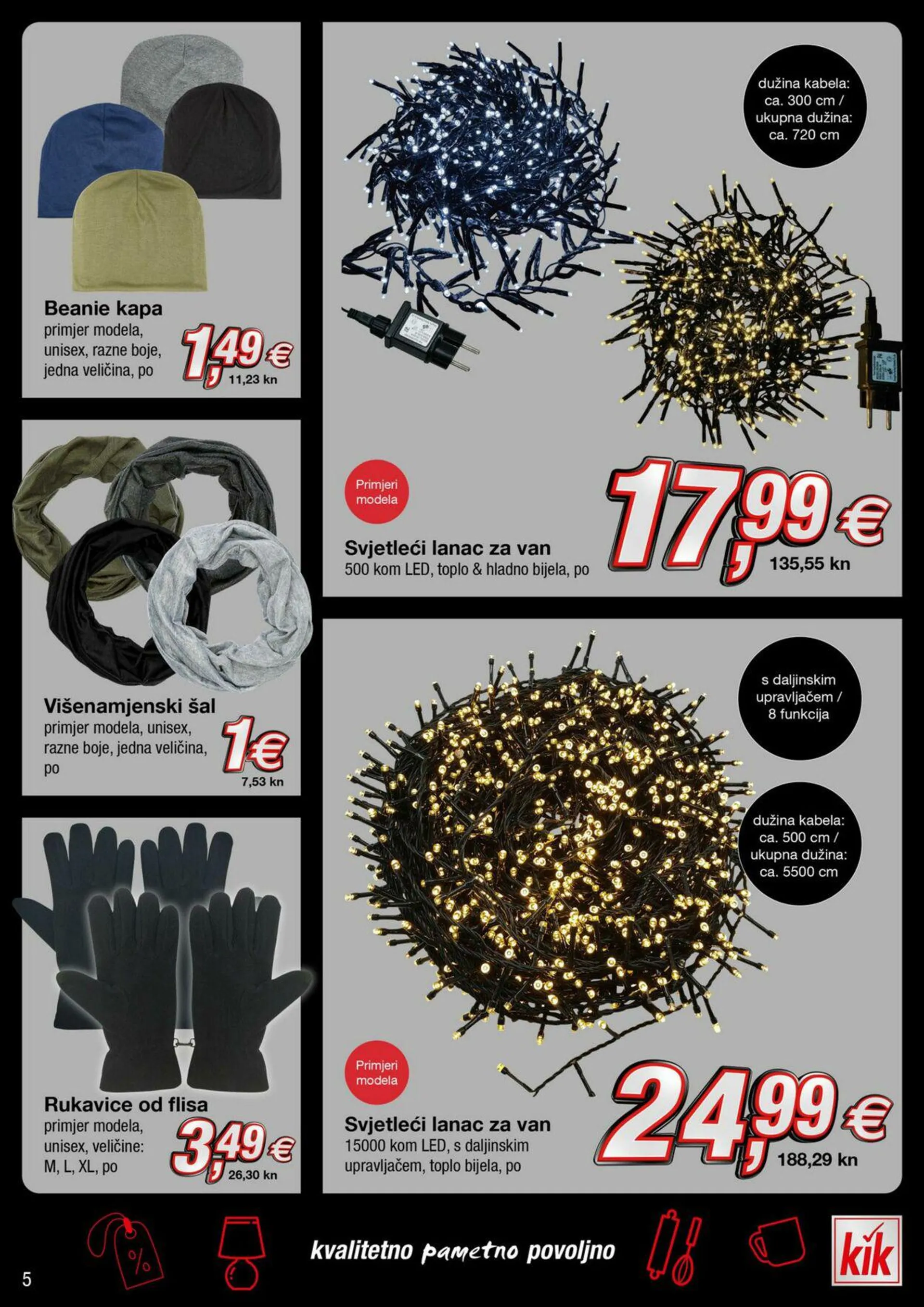 Katalog Kik - Black Friday 2023 od 13. studenoga do 3. prosinca 2023. - Pregled Stranica 5