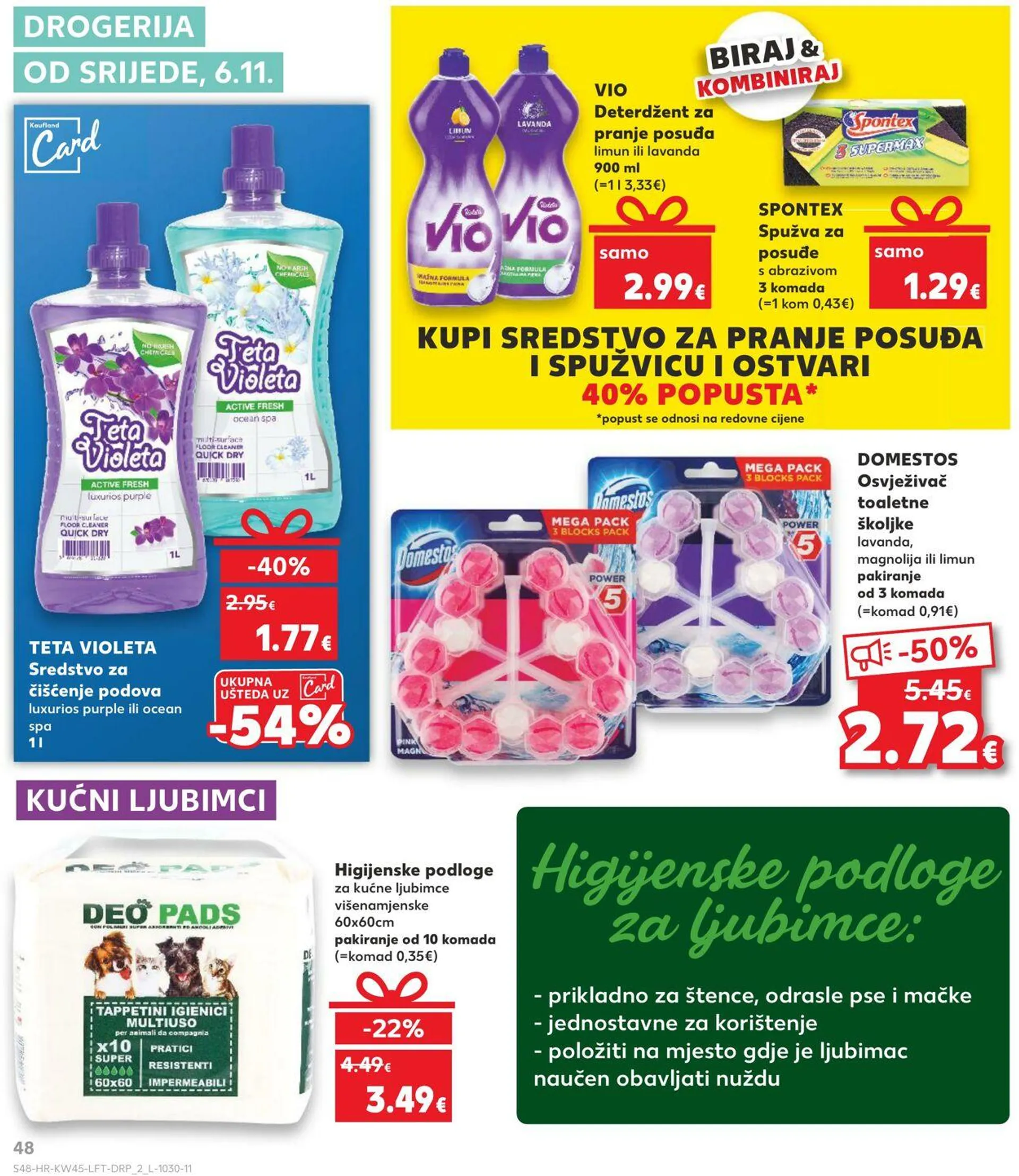 Katalog Kaufland od 6. studenoga do 12. studenoga 2024. - Pregled Stranica 48