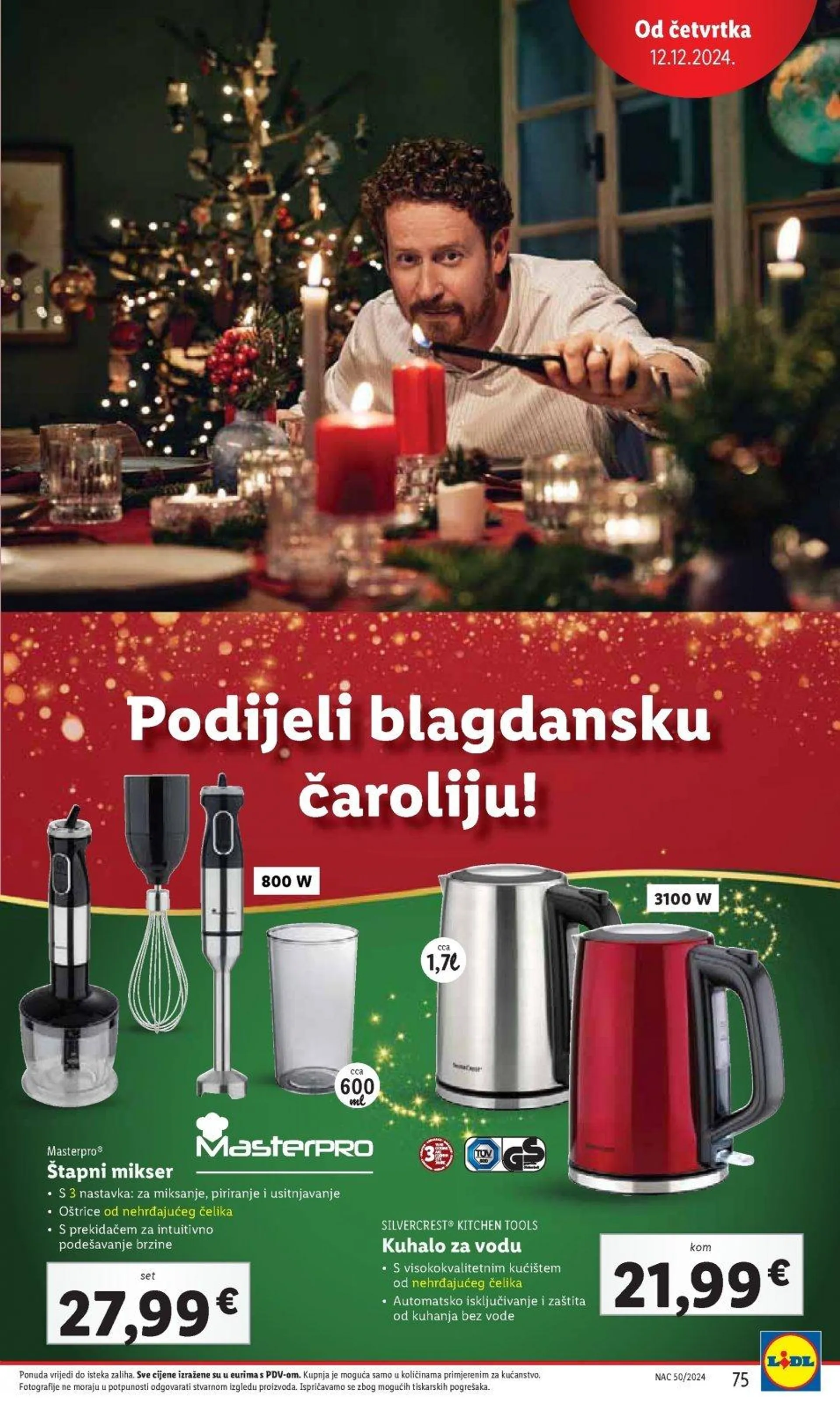 Katalog Lidl katalog do 15.12.2024 od 5. prosinca do 15. prosinca 2024. - Pregled Stranica 75