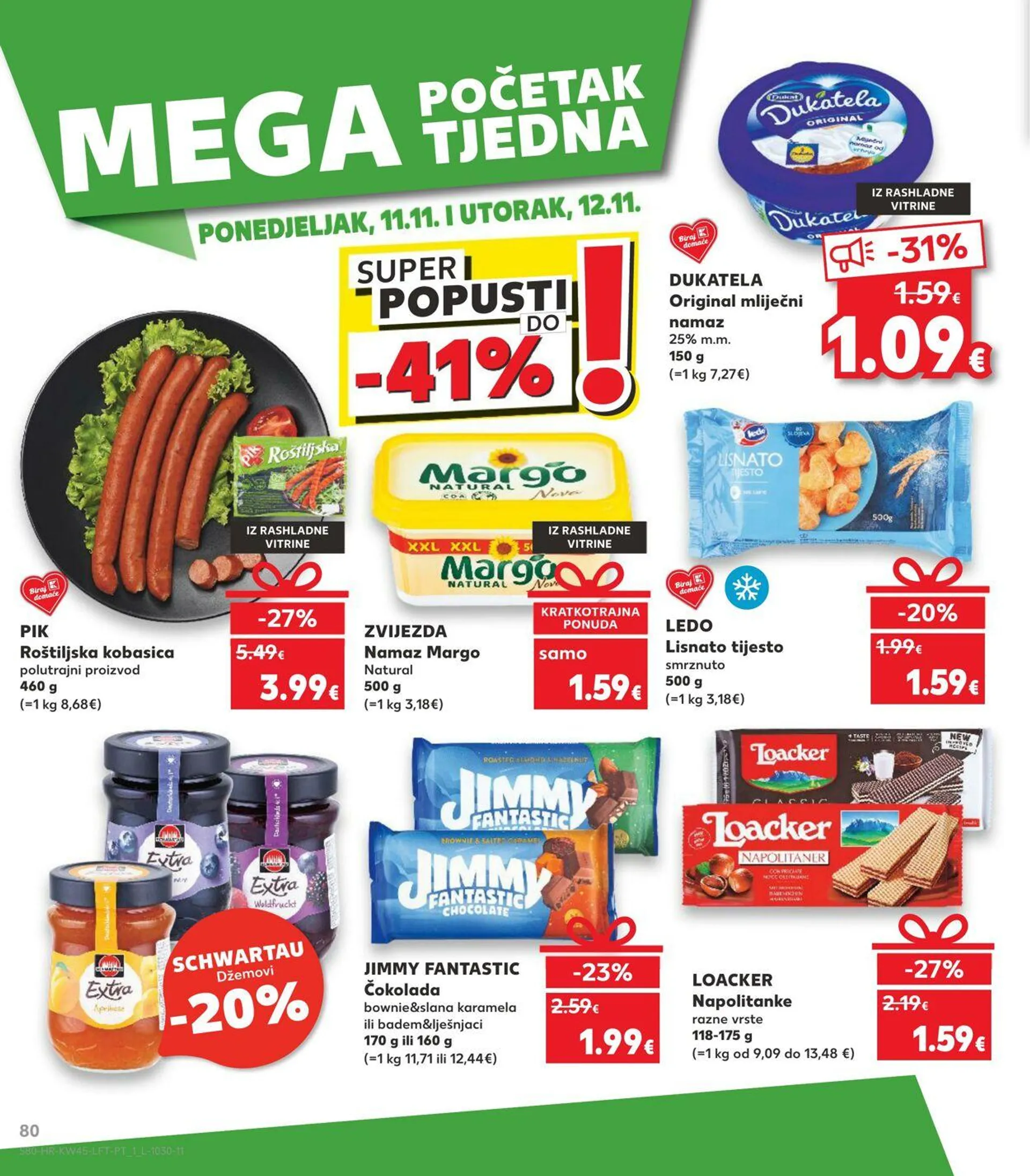 Katalog Kaufland od 6. studenoga do 12. studenoga 2024. - Pregled Stranica 80