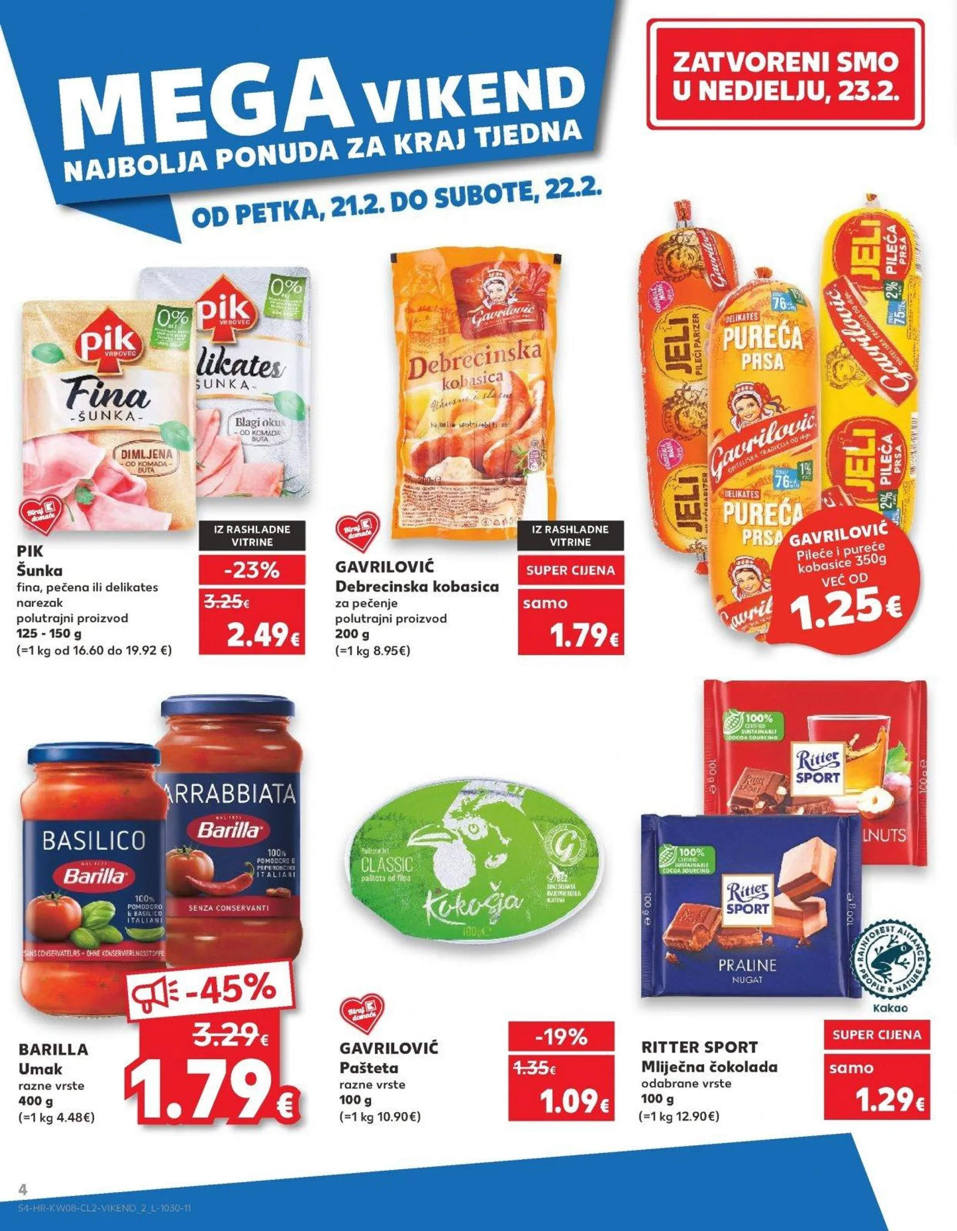 Katalog Kaufland katalog do 25.02.2025 od 19. veljače do 25. veljače 2025. - Pregled Stranica 4