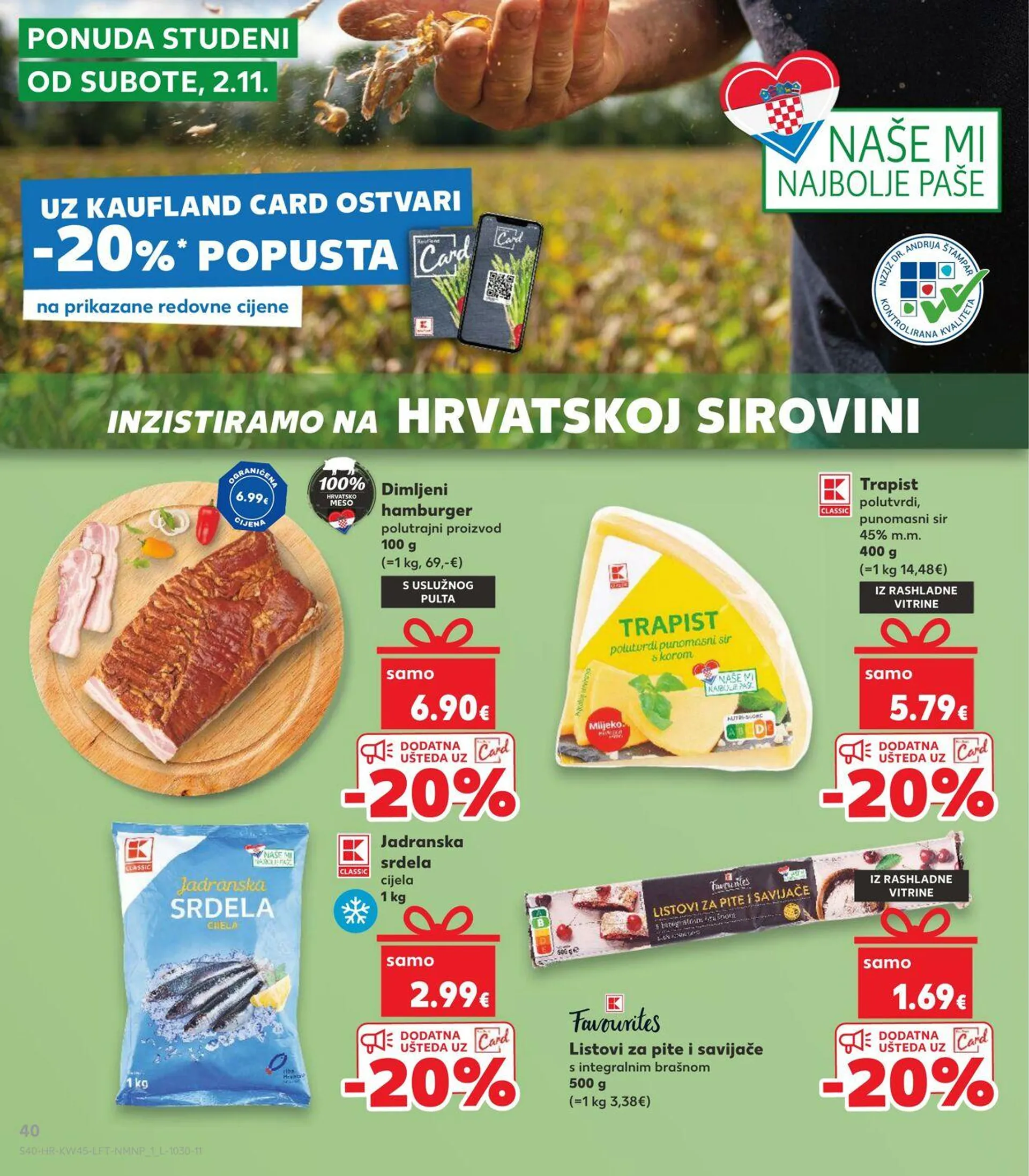 Katalog Kaufland od 6. studenoga do 12. studenoga 2024. - Pregled Stranica 40