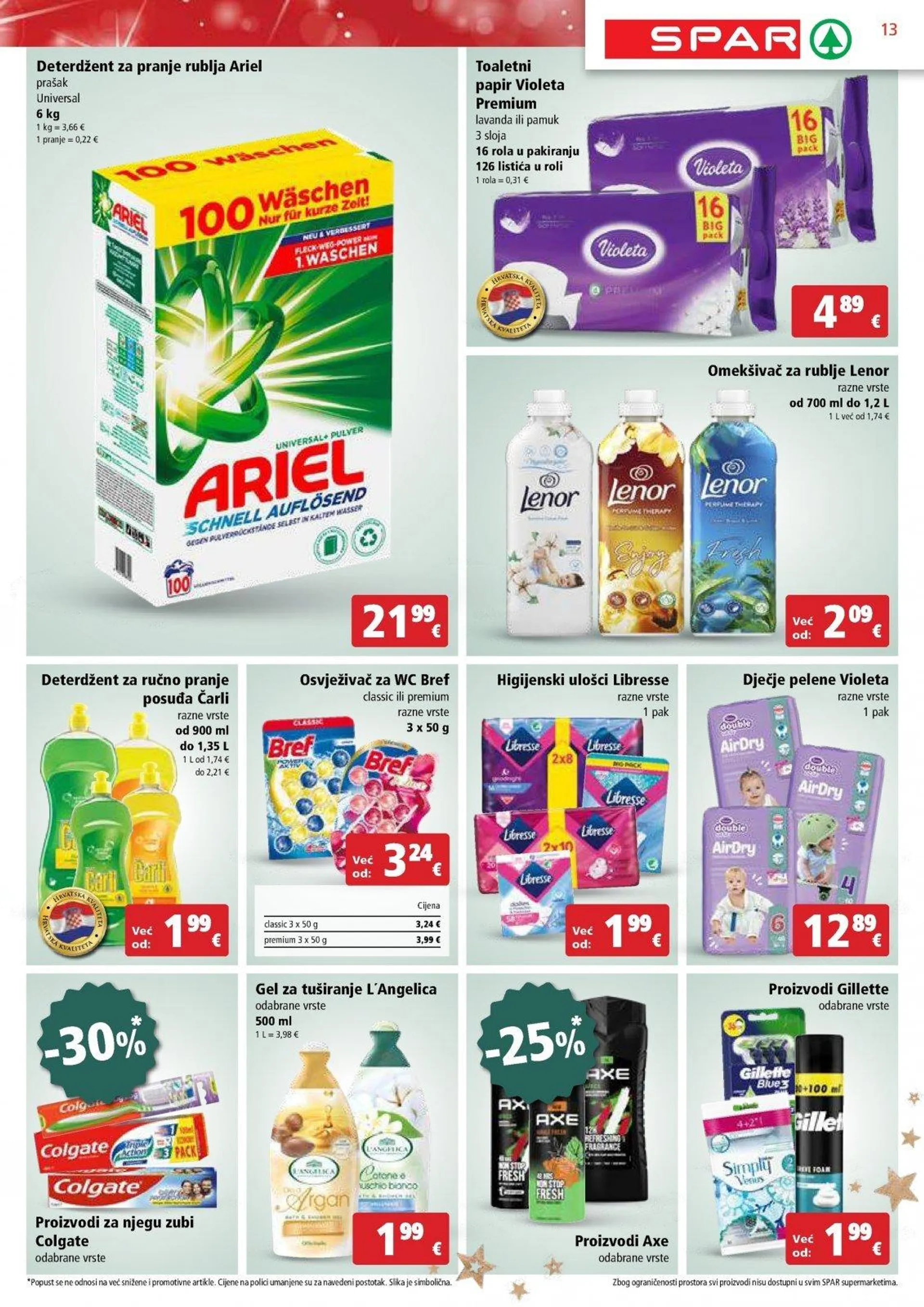 Katalog Spar katalog do 24.12.2024 od 18. prosinca do 24. prosinca 2024. - Pregled Stranica 13