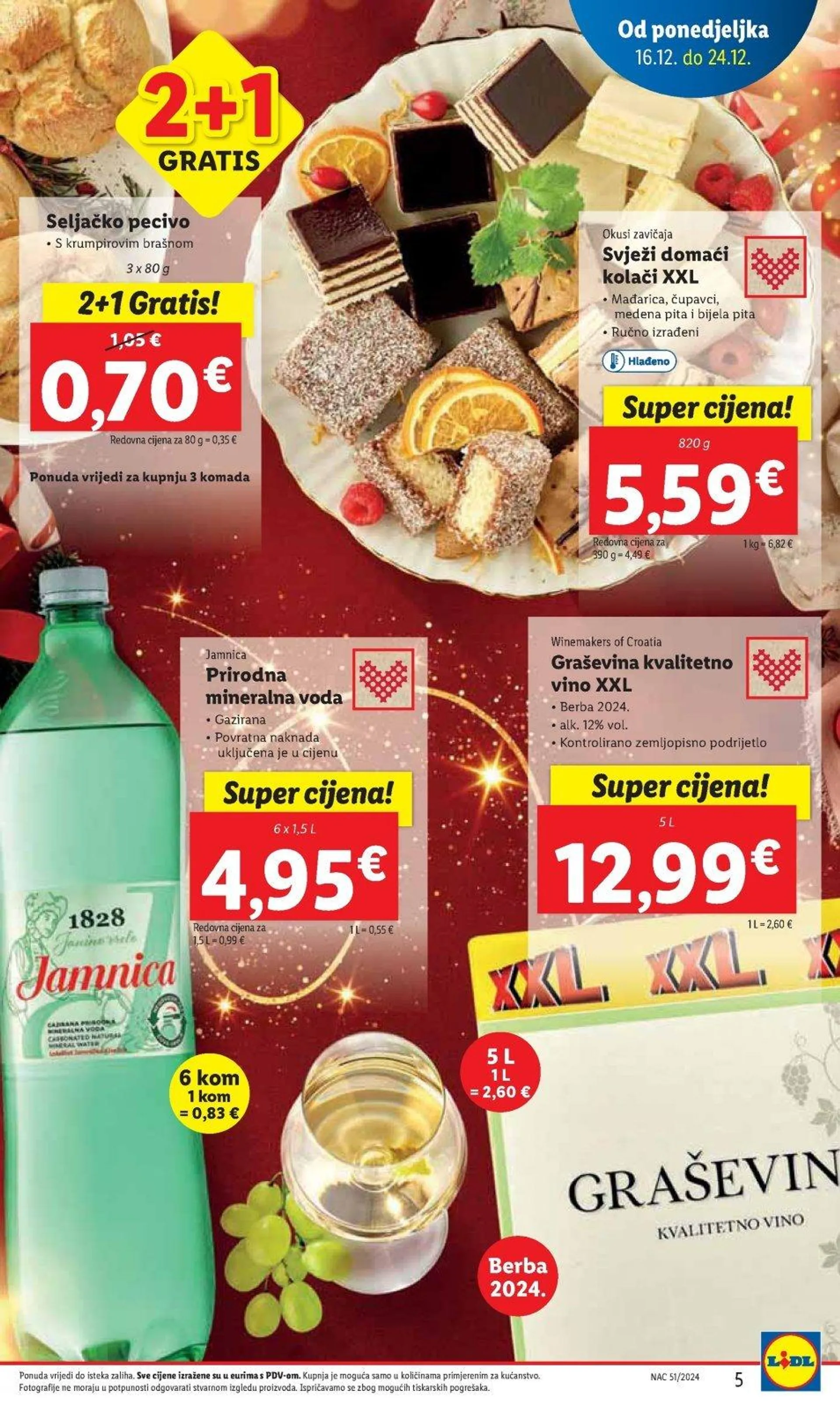 Katalog Lidl katalog do 24.12.2024 od 19. prosinca do 24. prosinca 2024. - Pregled Stranica 5