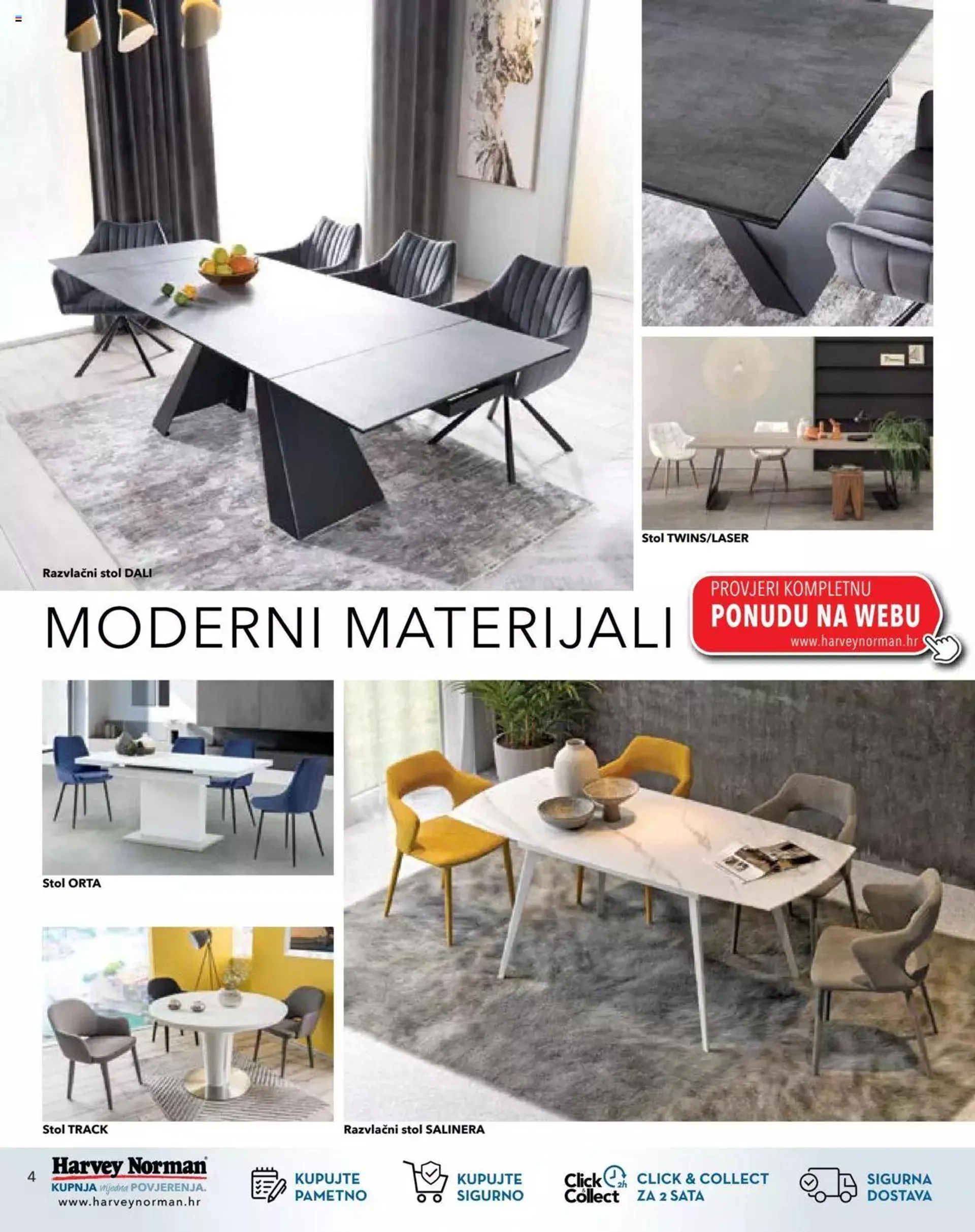 Katalog Katalog Svijet blagovaonica - kolekcija jesen / zima 2022 Harvey Norman od 1. studenoga do 31. prosinca 2023. - Pregled Stranica 4