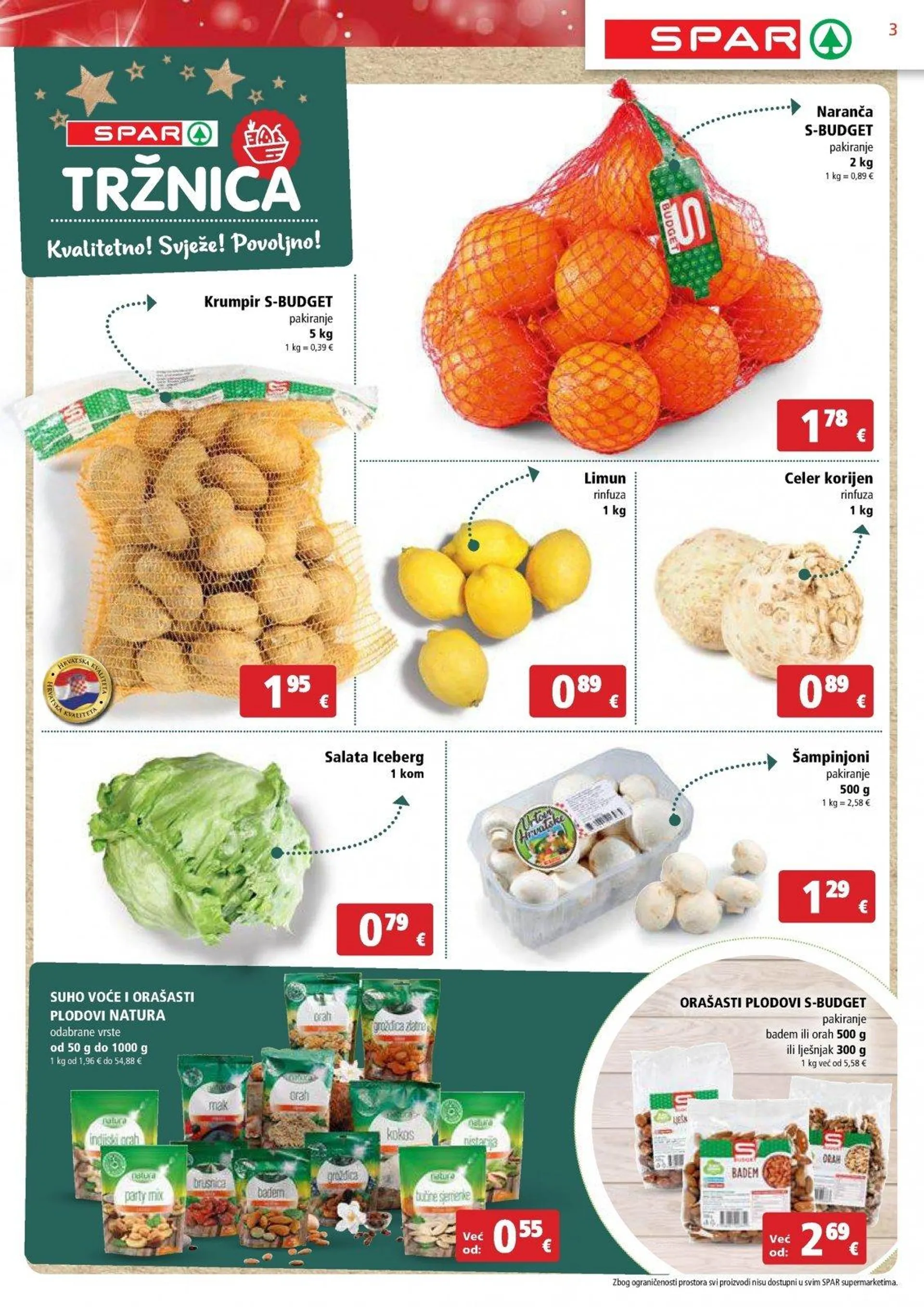 Katalog Spar katalog do 10.12.2024 od 5. prosinca do 10. prosinca 2024. - Pregled Stranica 3