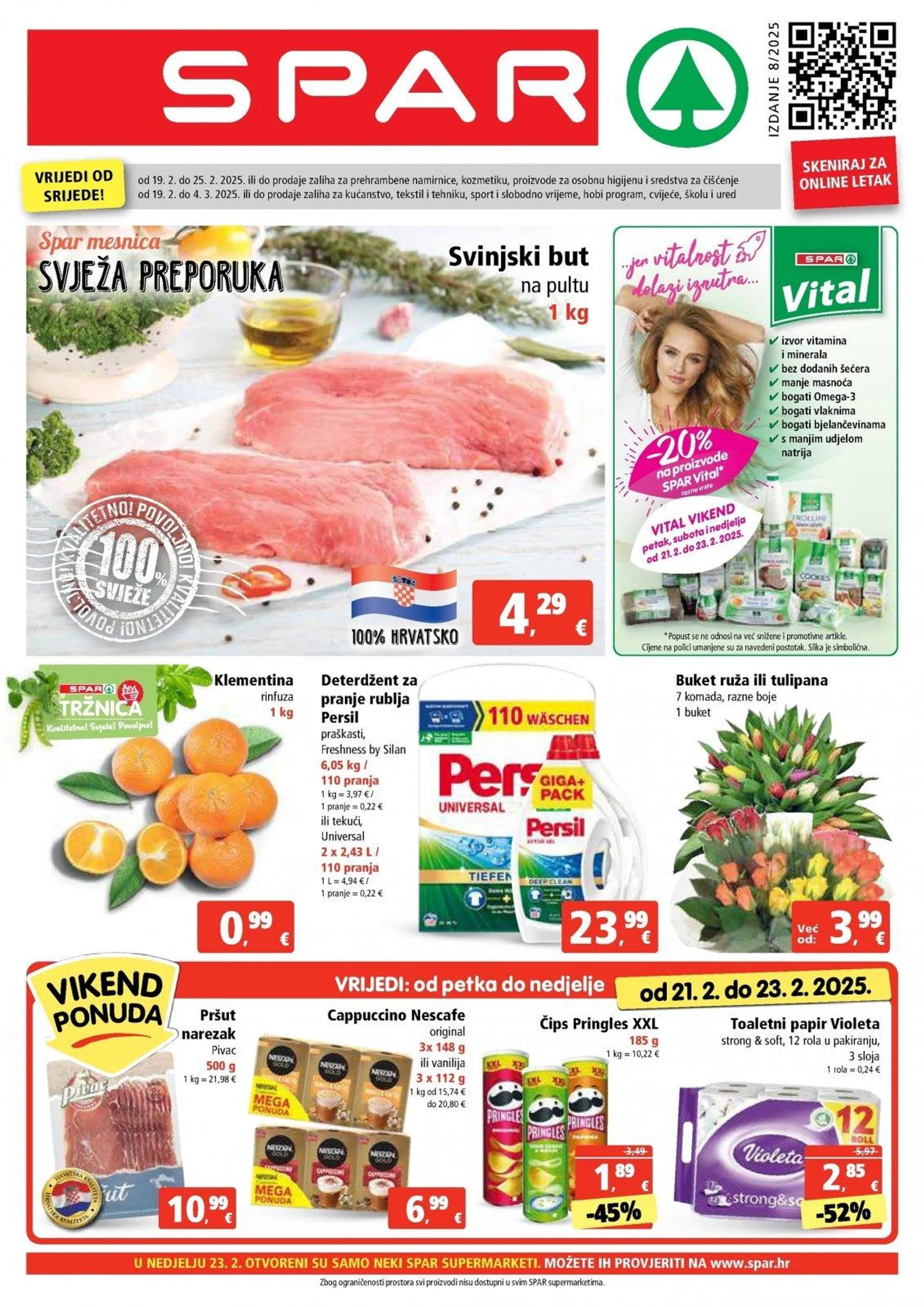 Katalog Spar katalog do 25.02.2025 od 19. veljače do 25. veljače 2025. - Pregled Stranica 1