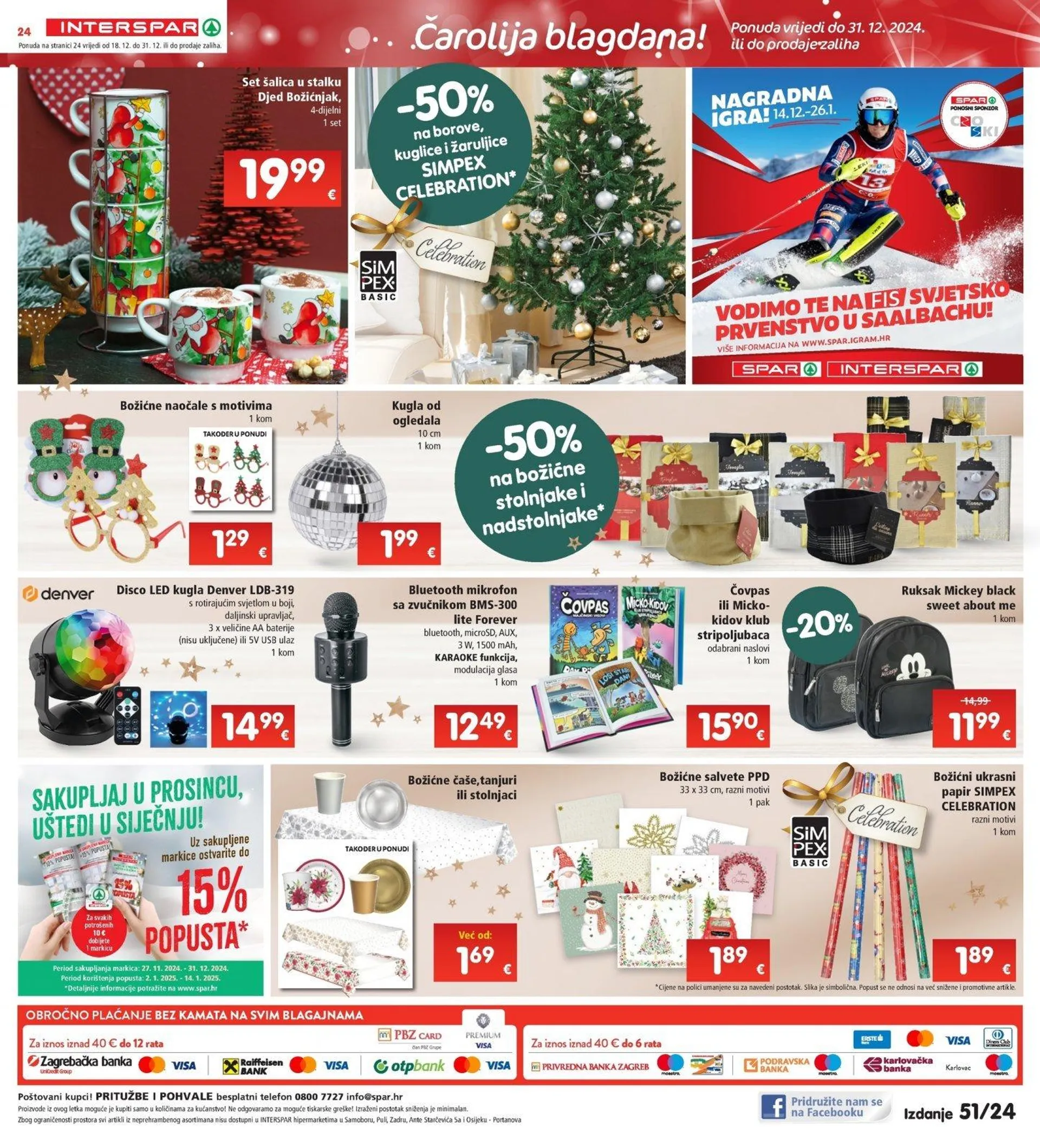 Katalog Interspar katalog do 24.12.2024 od 18. prosinca do 24. prosinca 2024. - Pregled Stranica 24