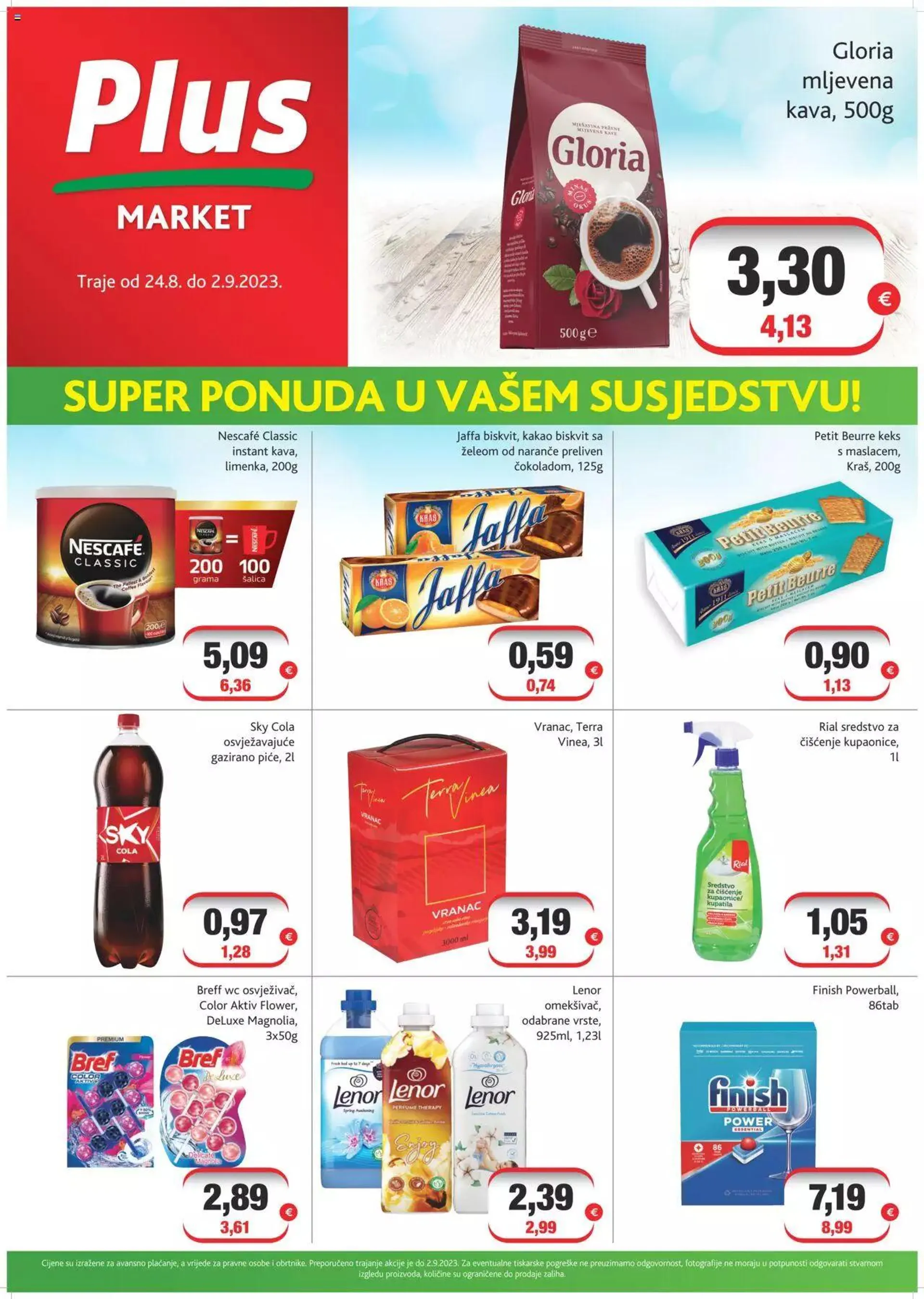 Katalog Katalog Plus market od 24. kolovoza do 2. rujna 2023. - Pregled Stranica 2
