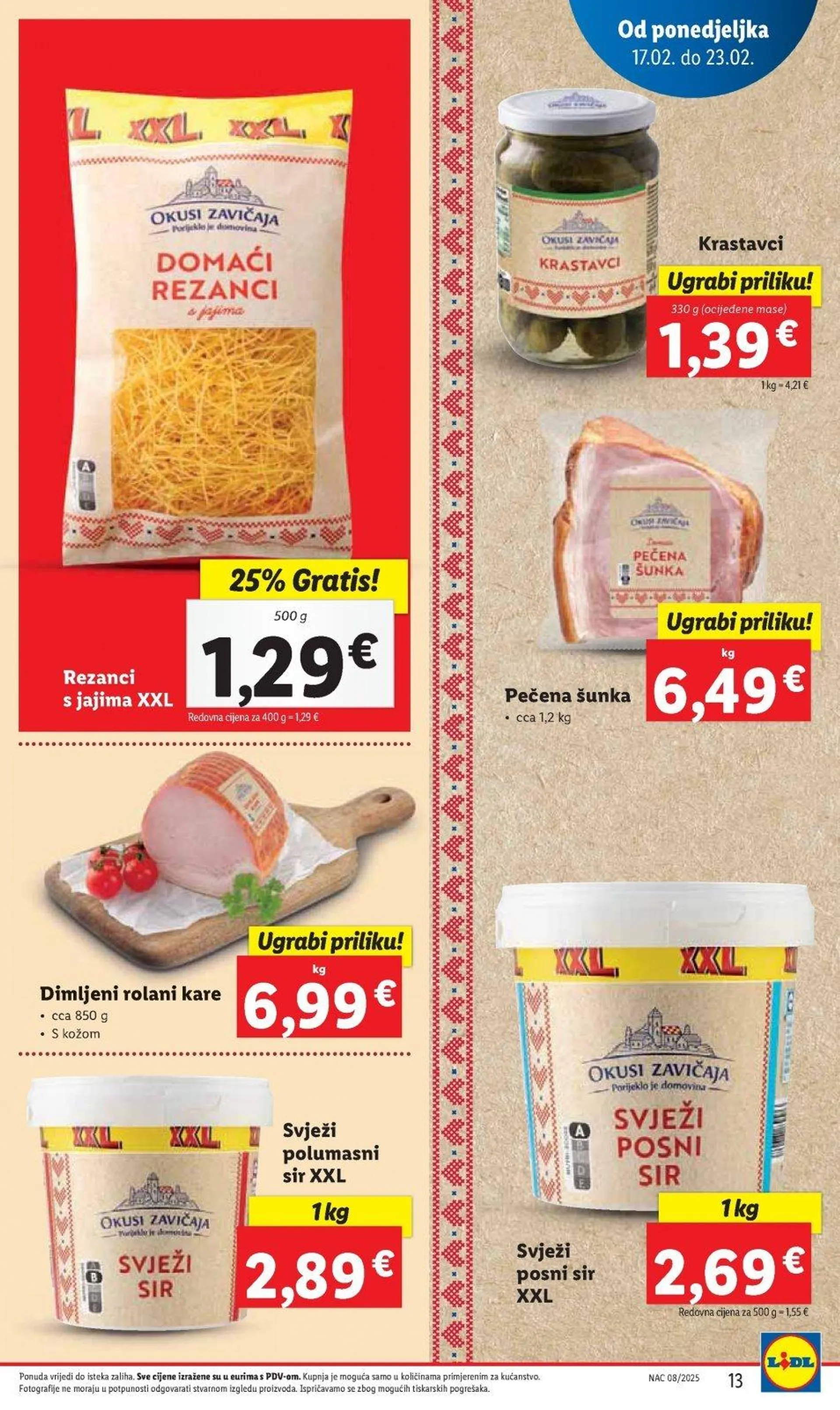 Katalog Lidl katalog do 23.02.2025 od 13. veljače do 23. veljače 2025. - Pregled Stranica 13