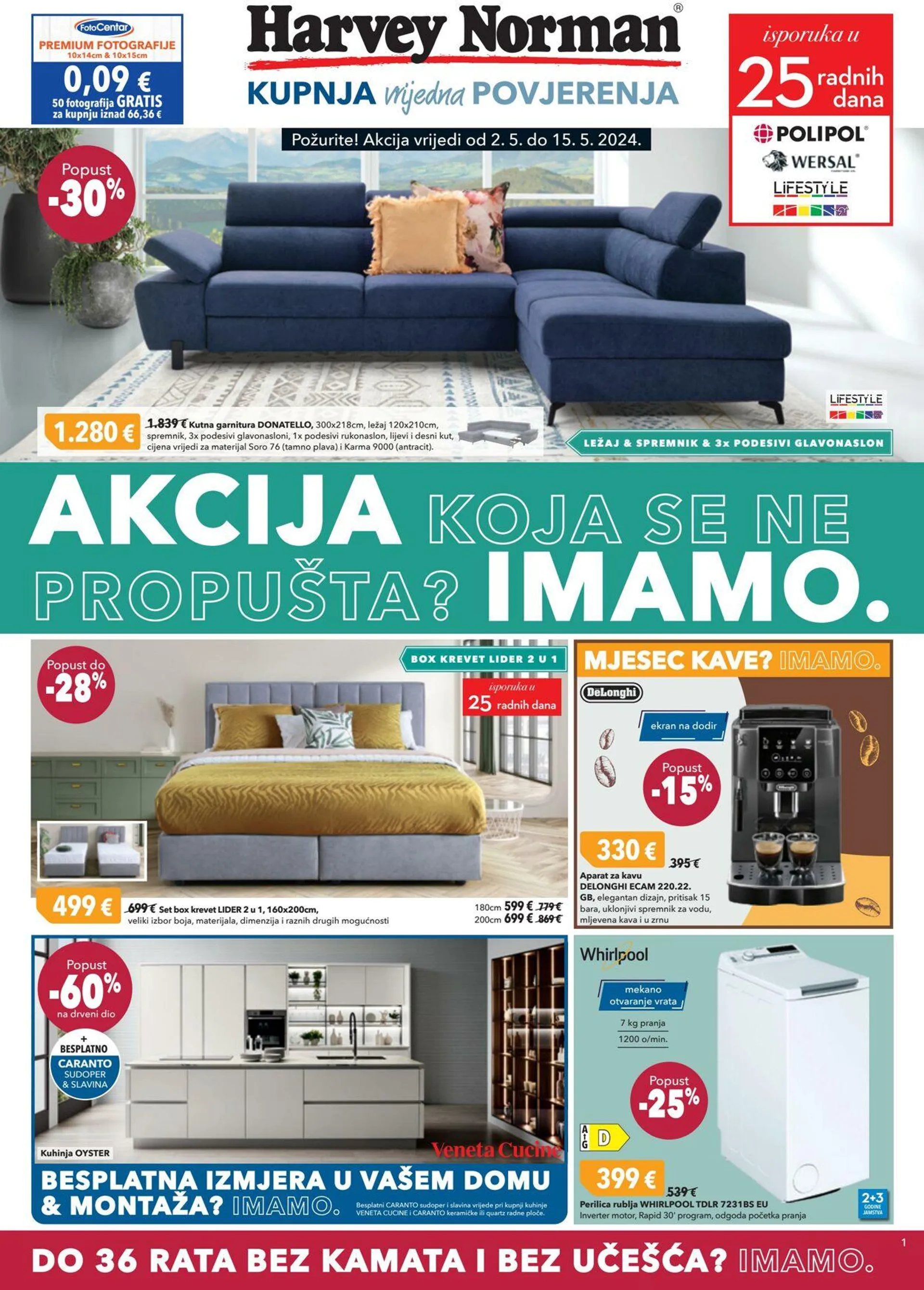 Katalog Harvey Norman od 2. svibnja do 15. svibnja 2024. - Pregled Stranica 1