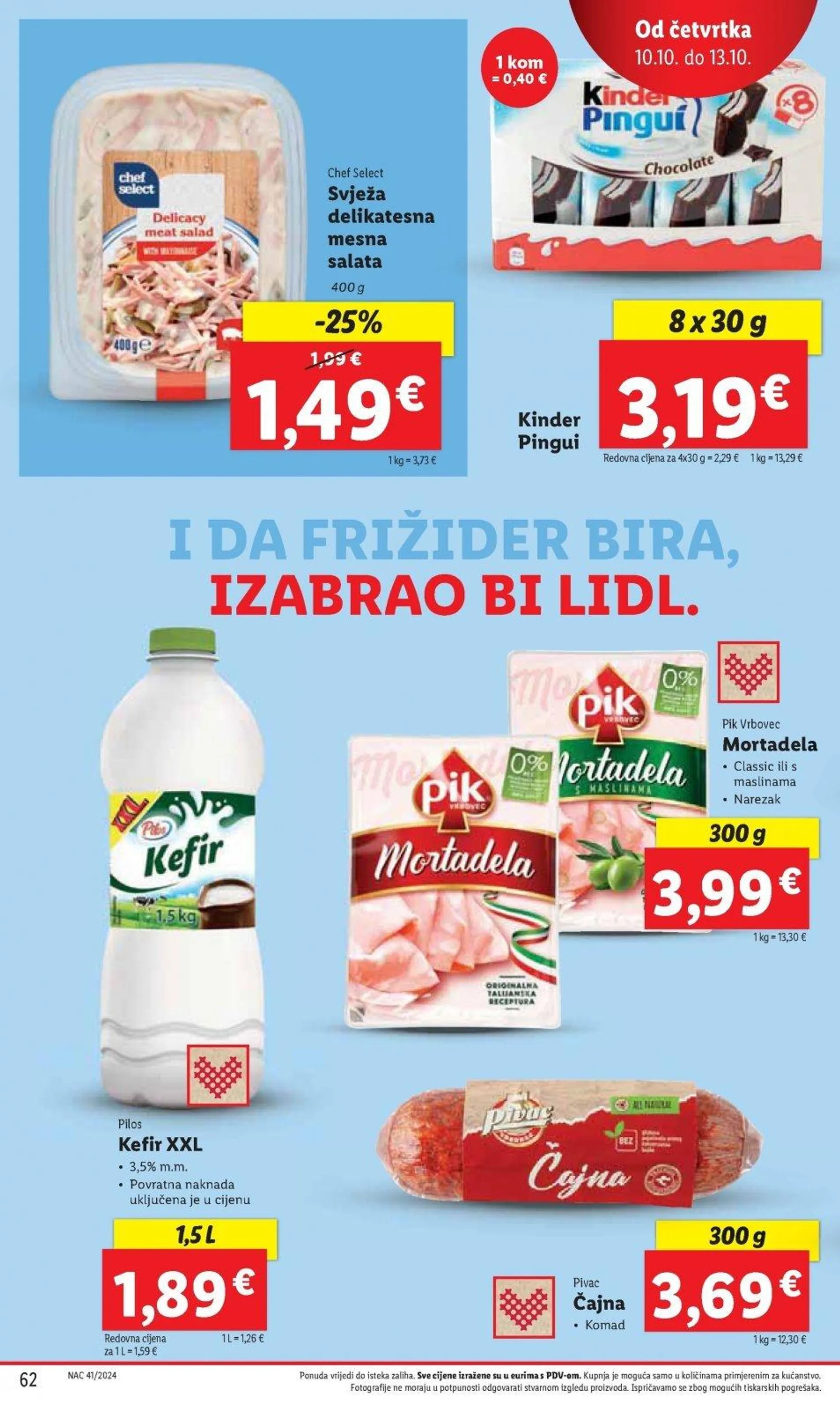 Katalog Lidl katalog do 13.10.2024 od 3. listopada do 13. listopada 2024. - Pregled Stranica 62