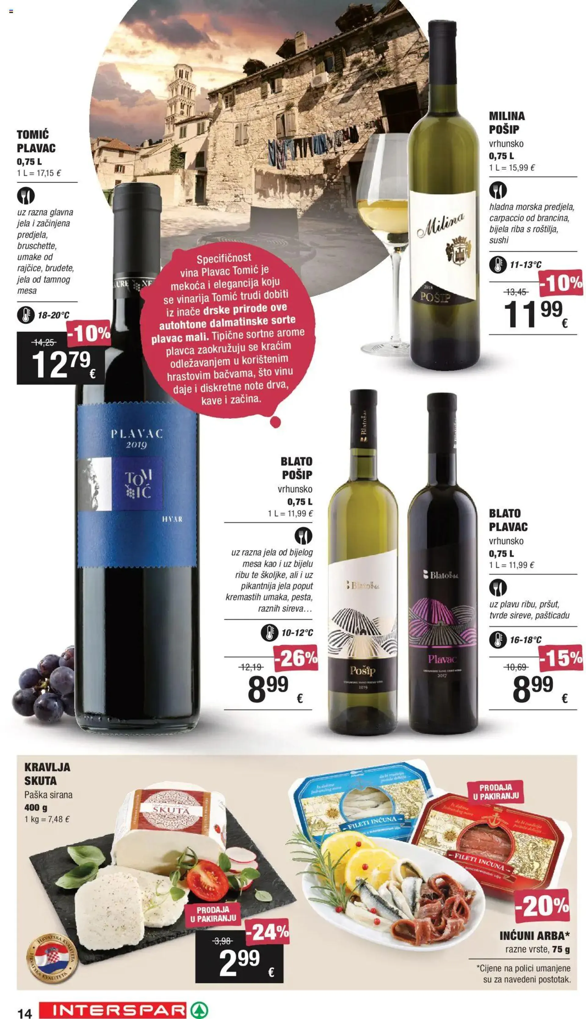 Katalog Katalog Vino Interspar od 19. rujna do 9. listopada 2024. - Pregled Stranica 14