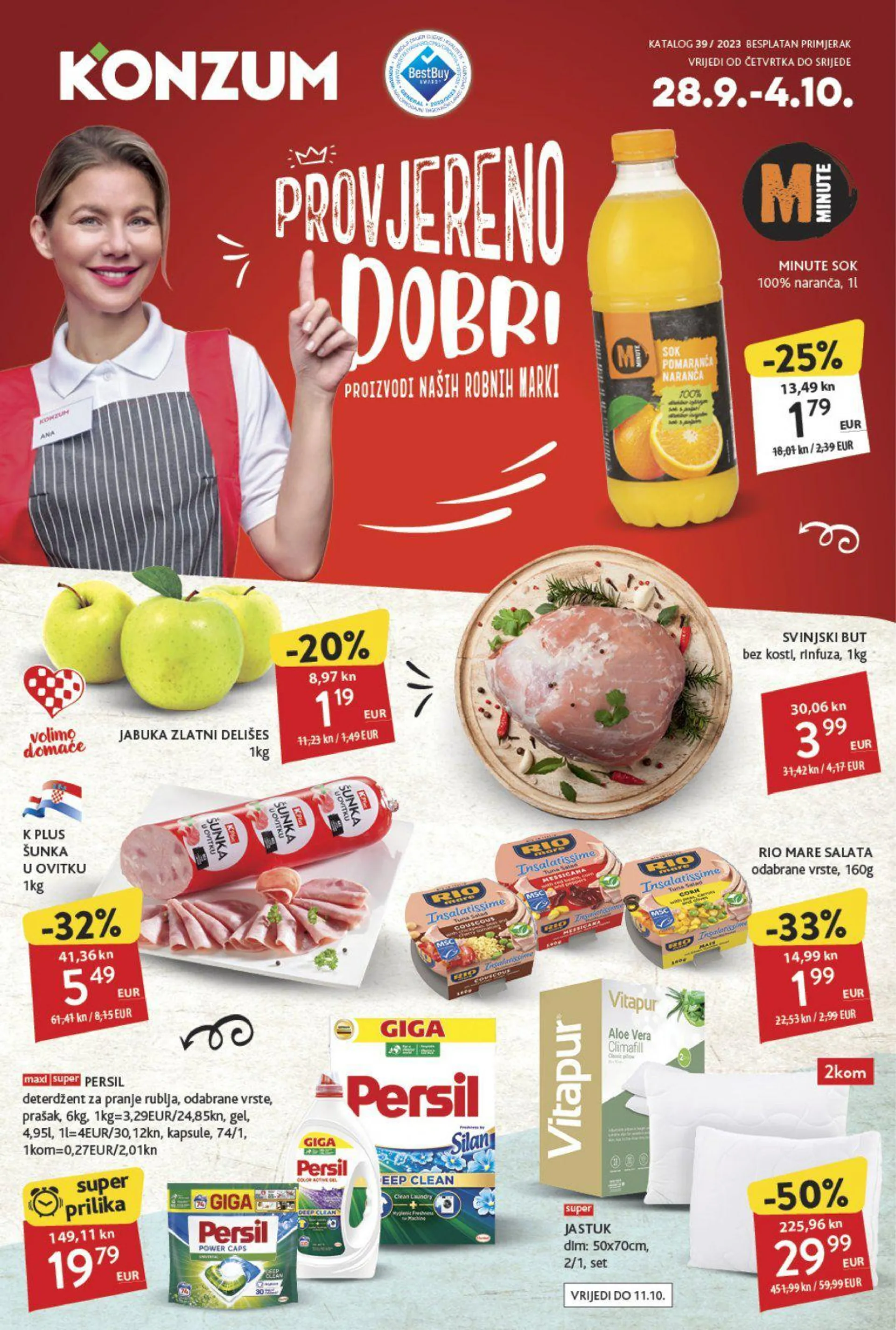 Katalog Konzum katalog do 04.10.2023 od 29. rujna do 4. listopada 2023. - Pregled Stranica 1