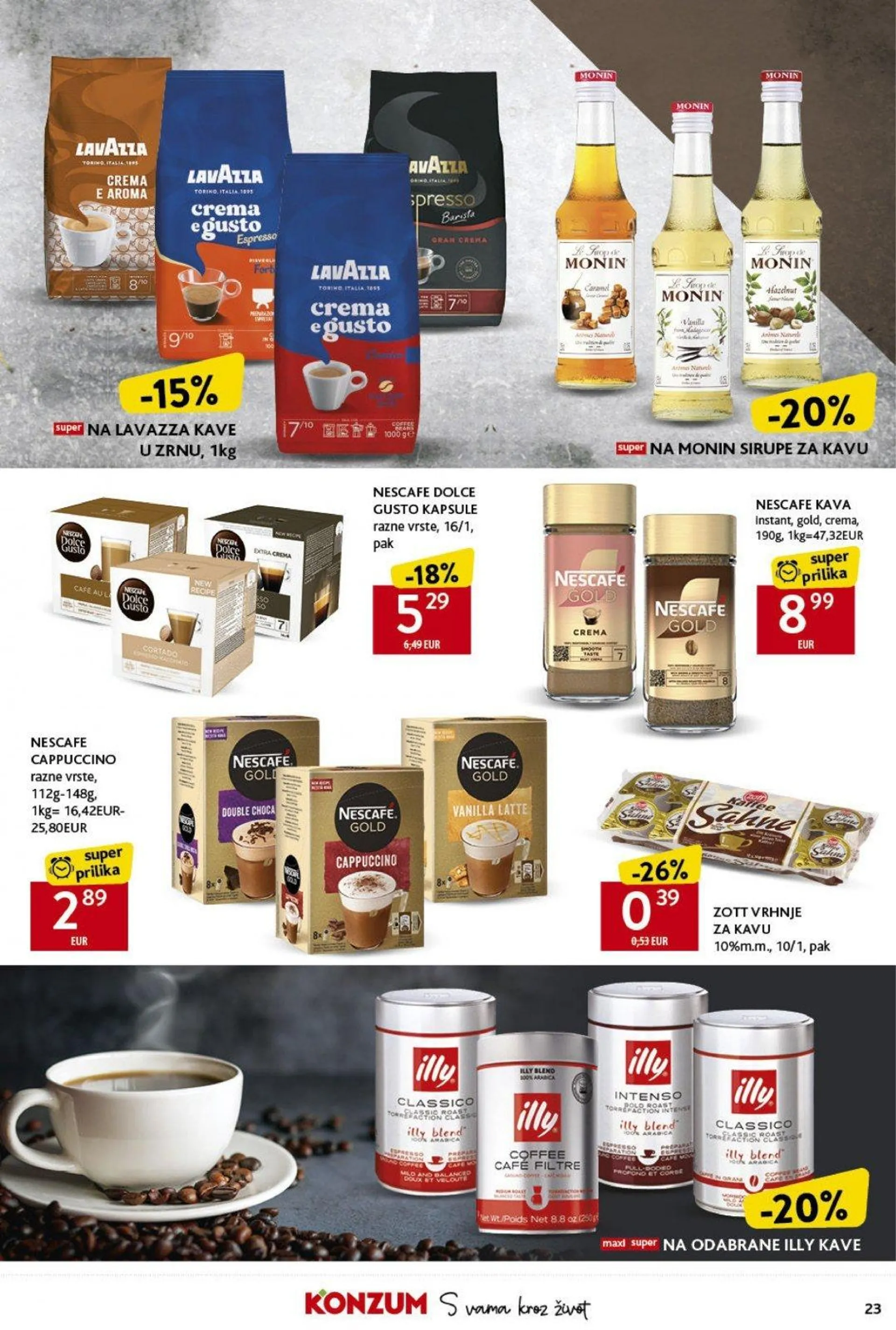 Katalog Konzum katalog do 02.10.2024 od 26. rujna do 2. listopada 2024. - Pregled Stranica 23